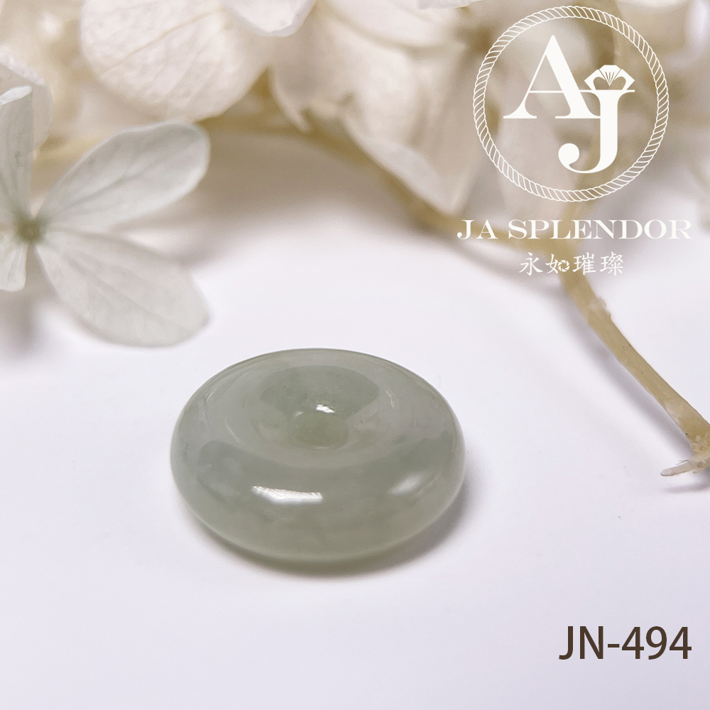 JN-478/482/492/494 天然翡翠A玉 冰潤秋香綠小平安扣