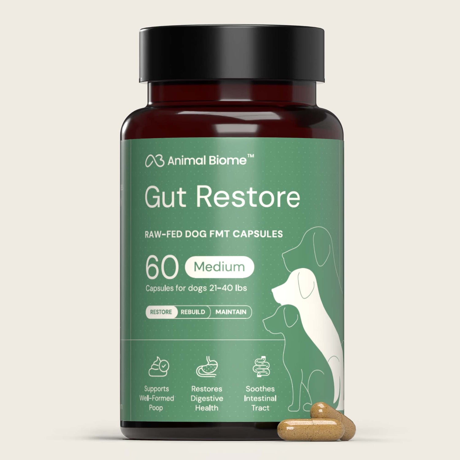 AnimalBiome : DoggyBiome Gut Restore Supplement from Raw-Fed Dogs [最新存貨情況請參閱下列商品介紹]