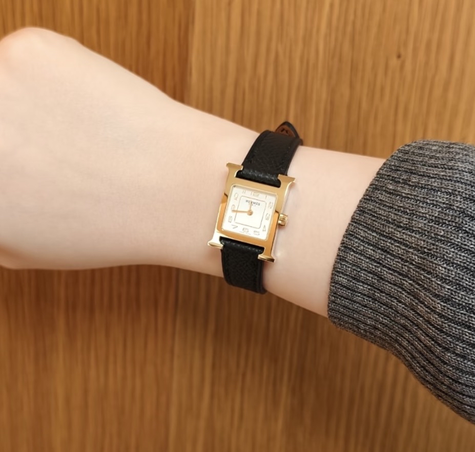 配貨價出手錶‼️Heure H Watch 25mm 黑金 Full Set
