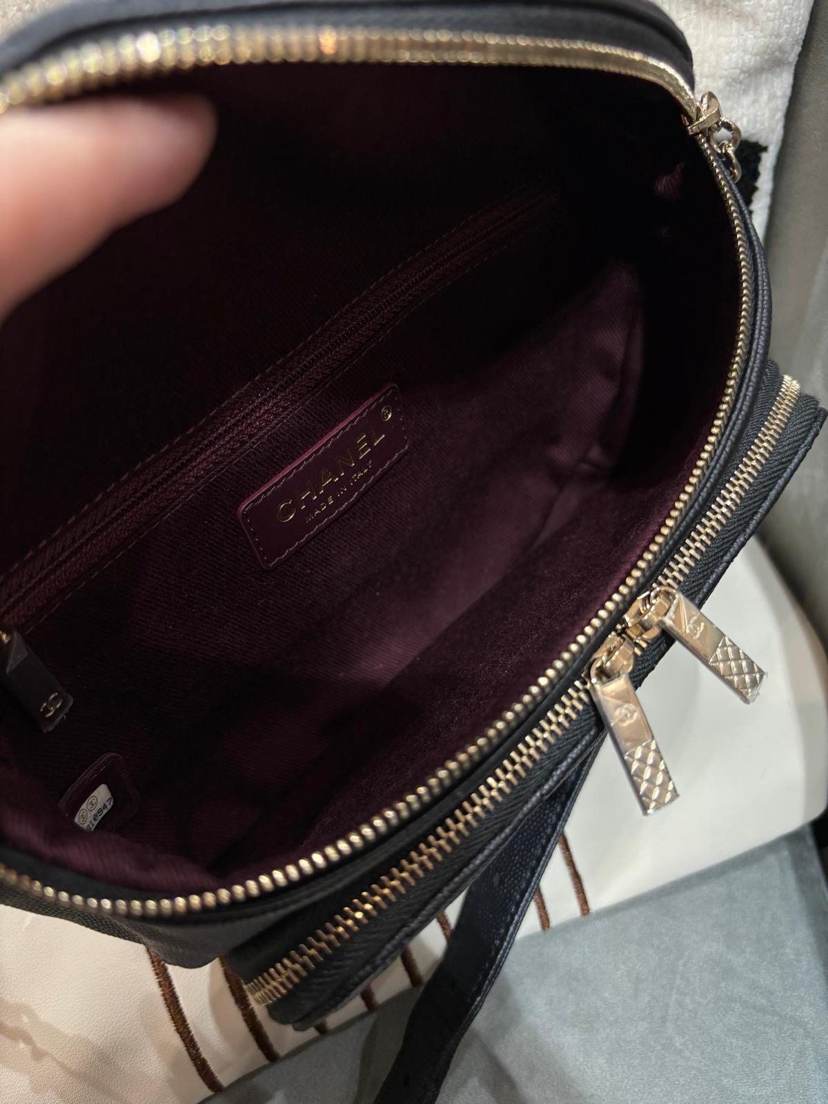 Chanel Waist Bag AS0987, Belt Bag hobo 黑色荔枝牛皮 100%Authentic,98%new  ✅28card✅塵袋✅BOX 