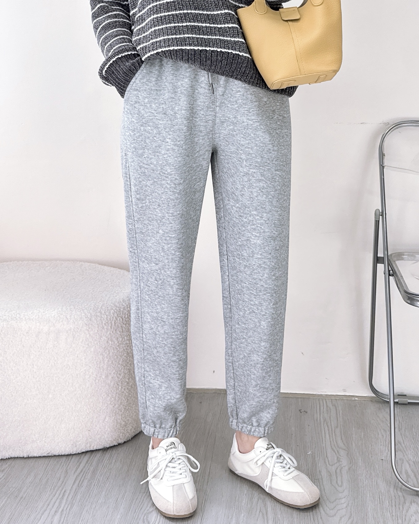 彈性純棉休閒Jogger Pant 3色