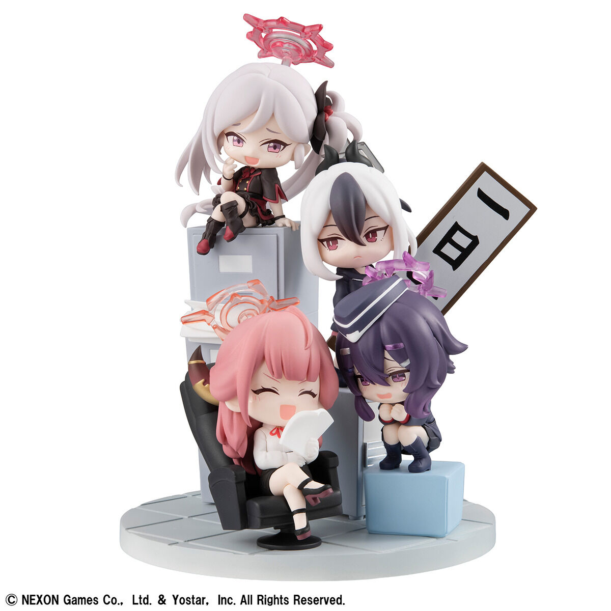 (預訂訂金 $300) (總價 $754) (魂限) MegaHouse Figunity 蔚藍檔案 Blue Archive (連特典特製透明卡) (行版) 