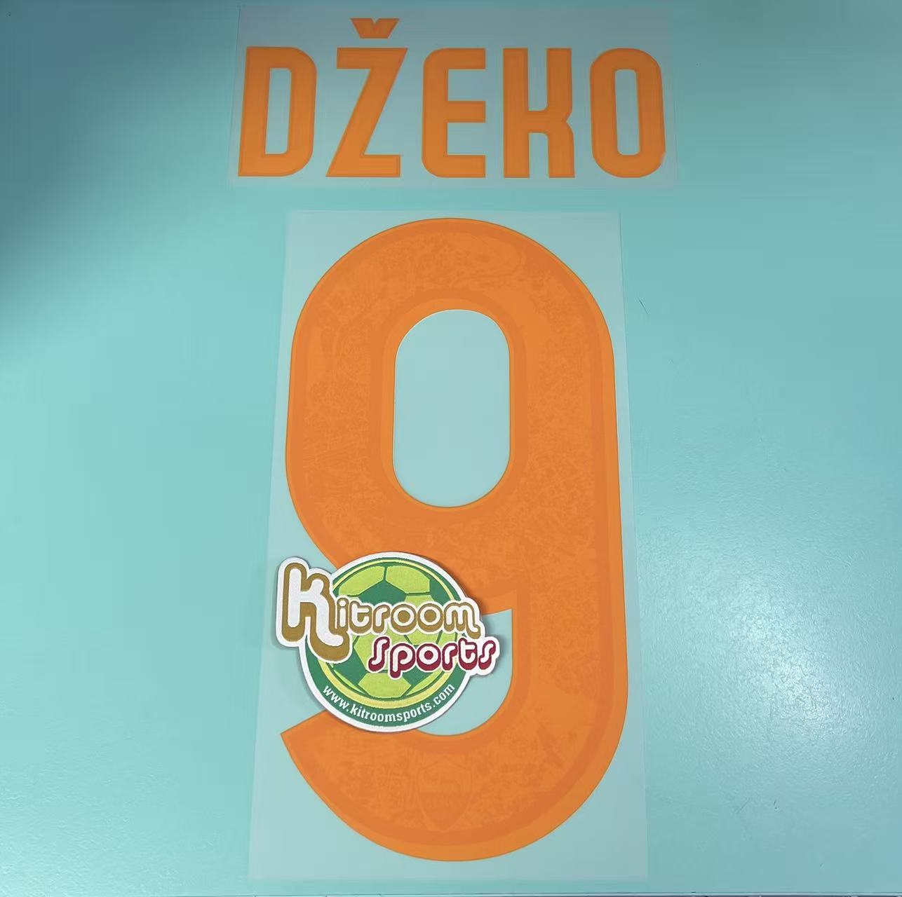 2015-16 Roma Home Nameset #9 DZEKO