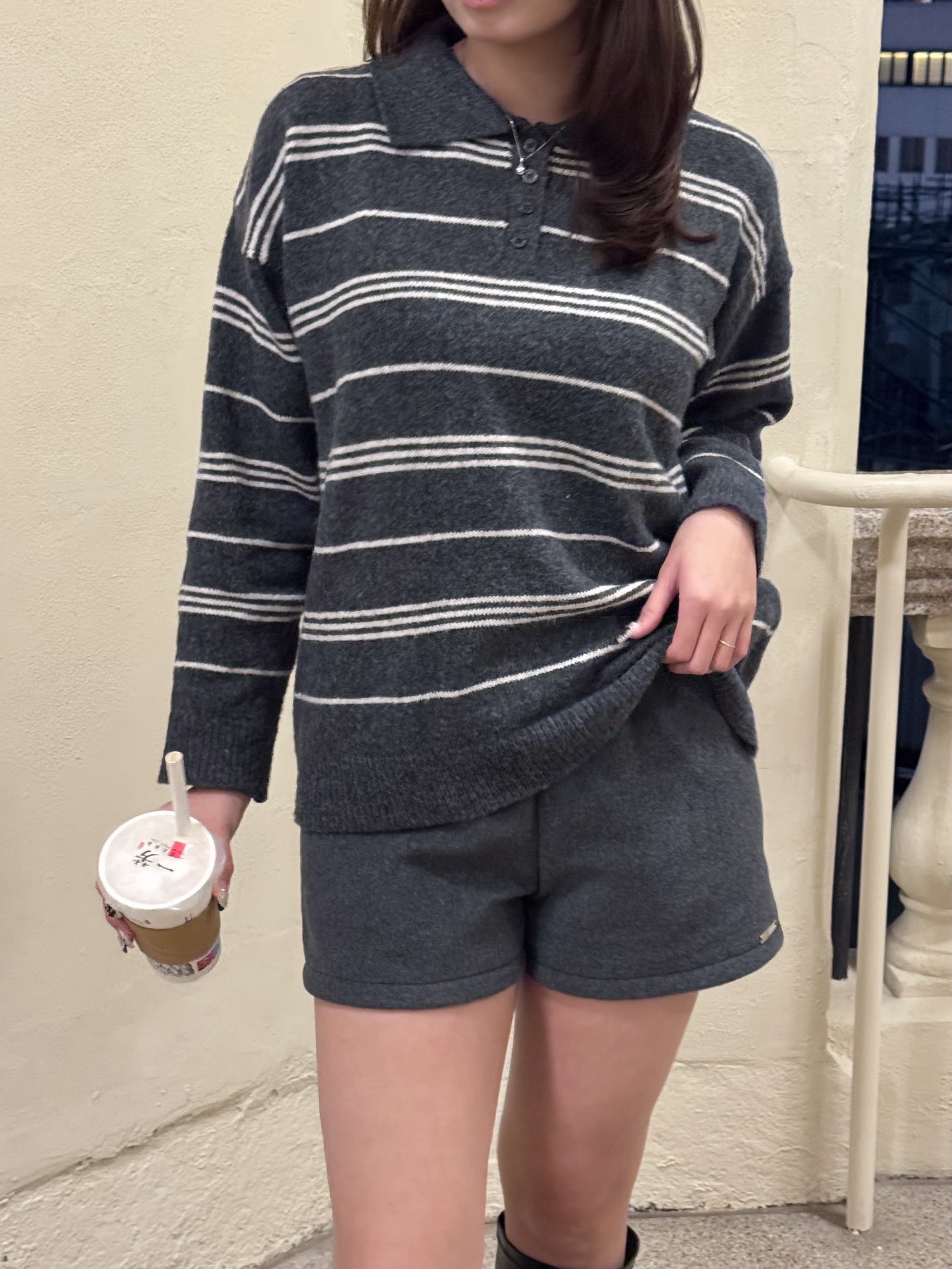 [舒適不拮肉!]日常翻領羊毛毛衣(八色入)