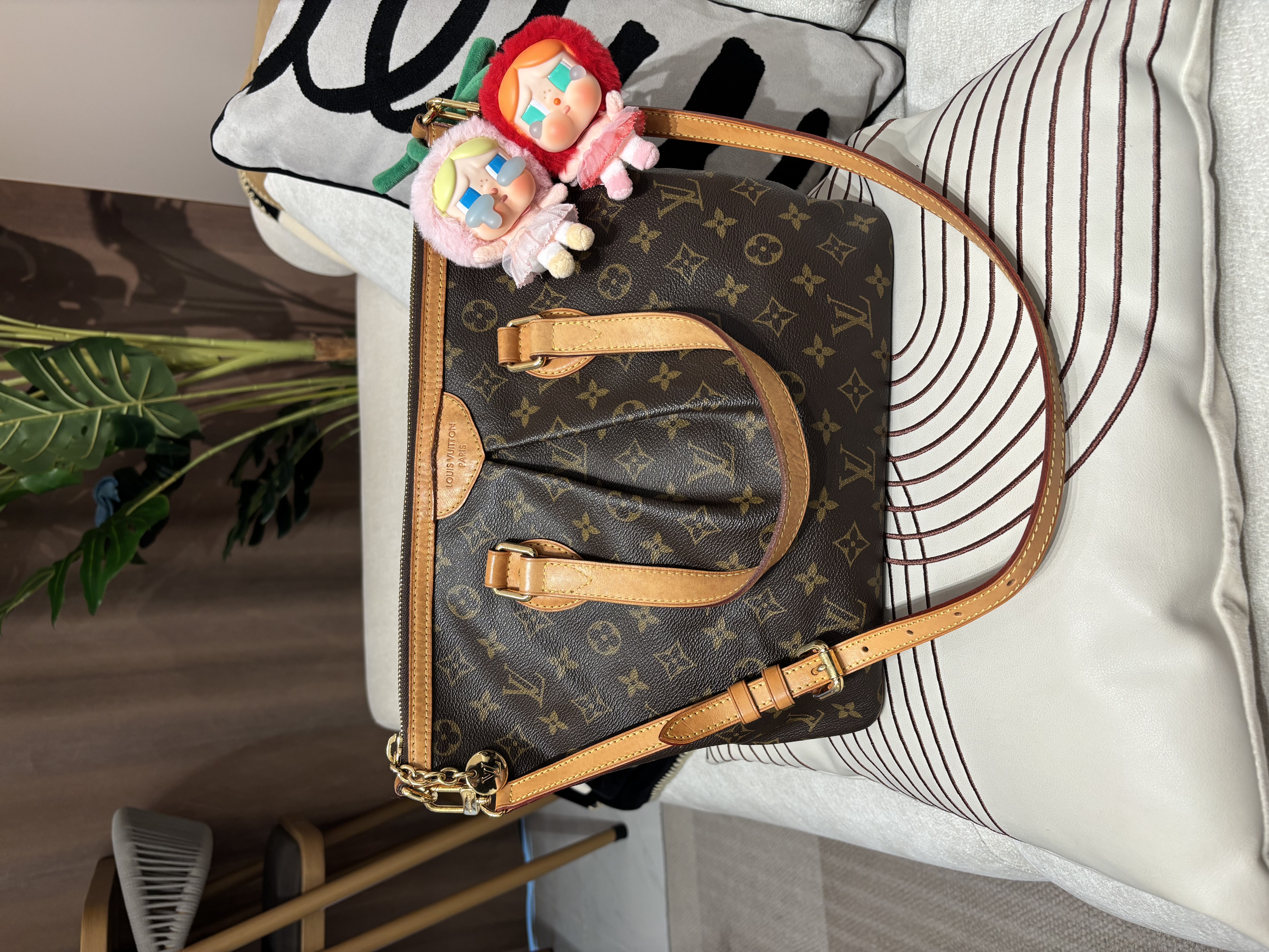 Lv Palermo pm 2way bag monogram 100%Authentic, 90%new