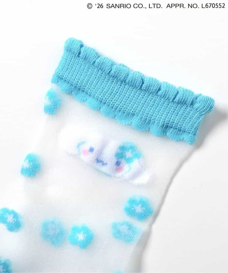 🇯🇵預訂 日本直送🇯🇵Apres les cours x Sanrio系列四色人物花朵圖案透視襪