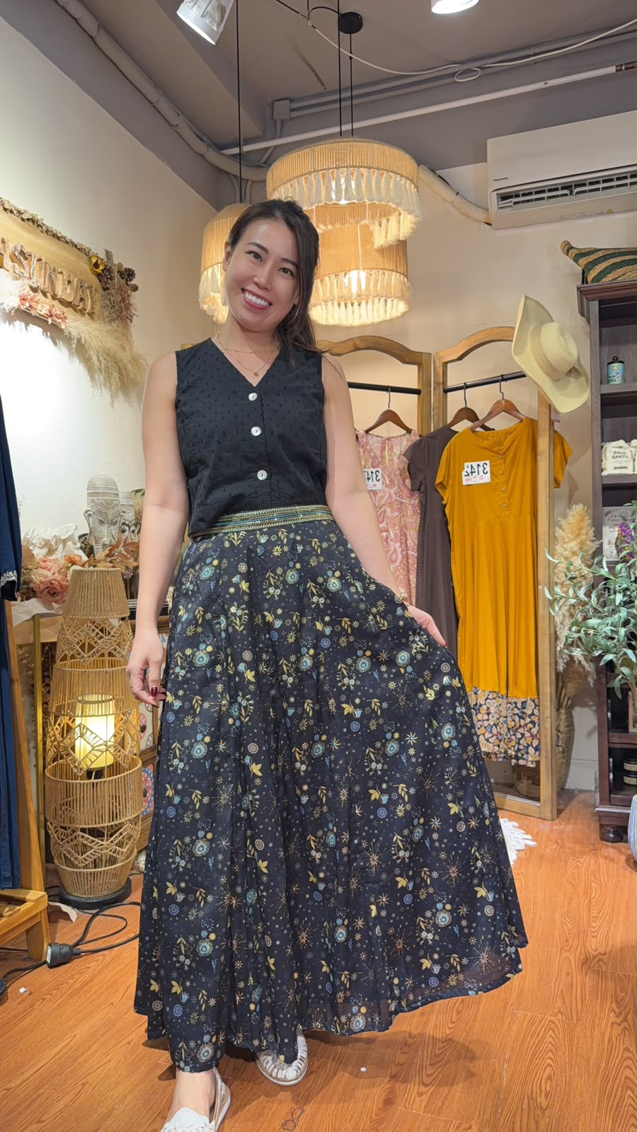 3158 Tarrot Foil Stamping Skirt