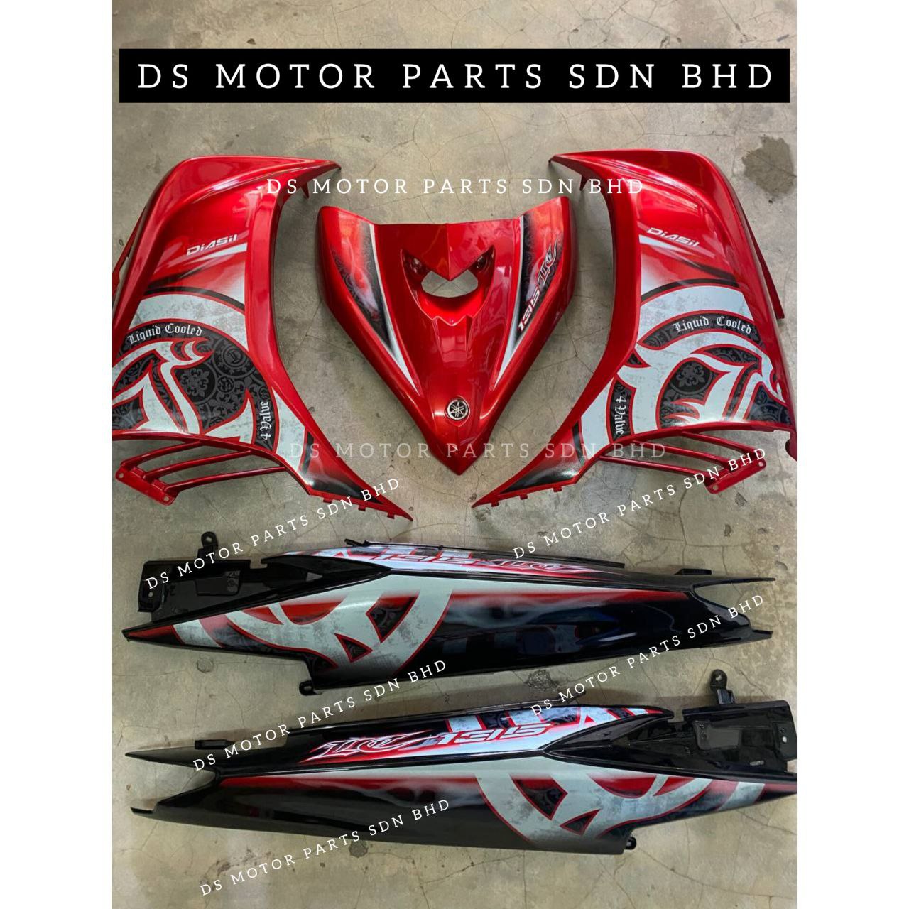 Cover Set LC135 V2 V3 V4 ~ V7 BATIK ( Black / Red / Dpbmc )