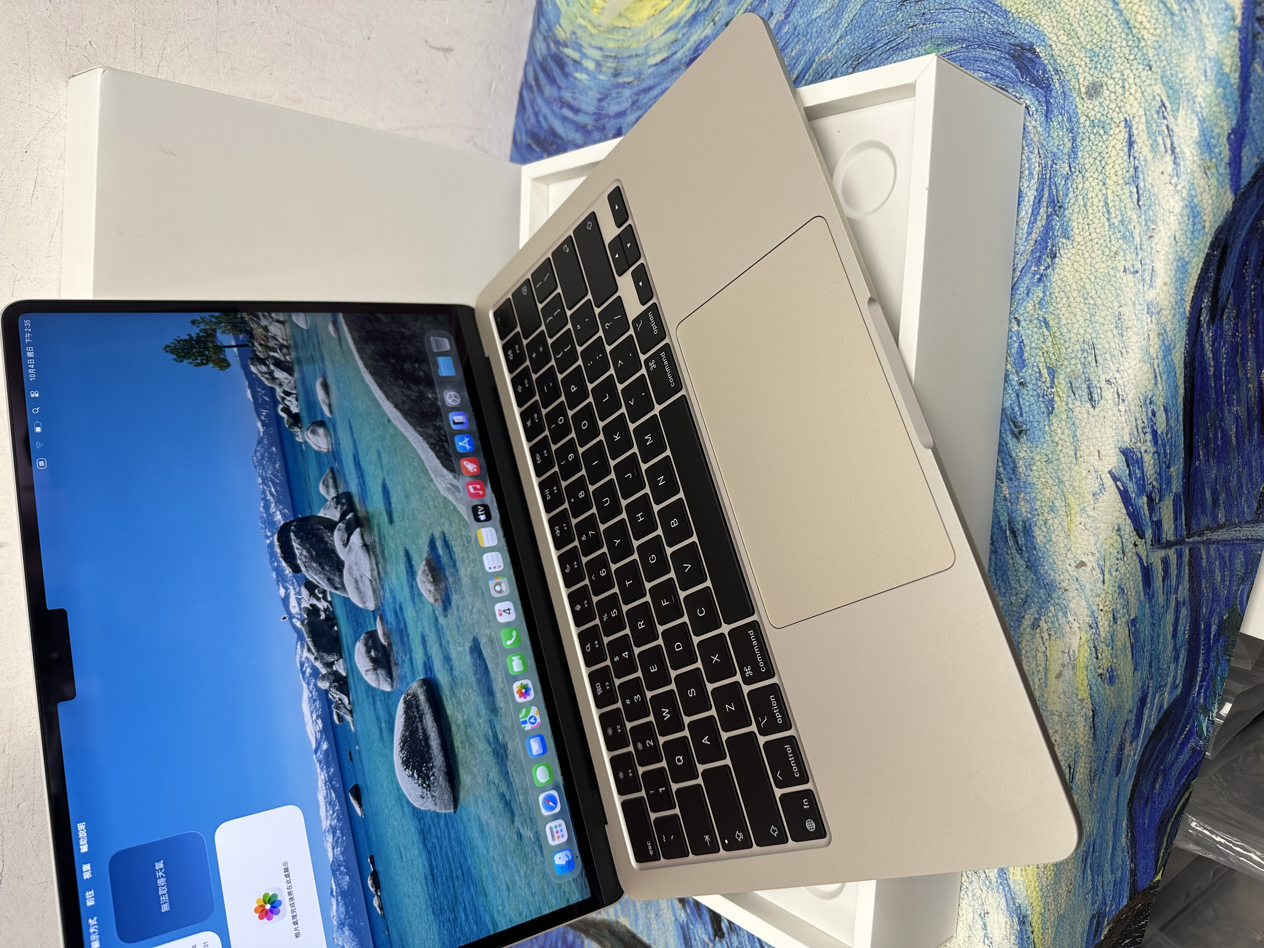 #6222 未使用品 APPLE  MacBook Air M5 2026 M5 CPU/ 16GB Ram/512GB SSD/8核心GPU/Liquid Retina Mon/13吋/星光色/Gaming Laptop / Notebook / 超強續航能力/ 原廠保養/ 文書機 / 畫圖 / 剪片 / Movie / Netflix / 香港行貨✨