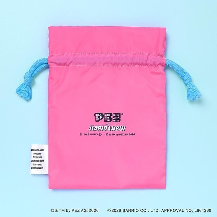 日本預訂📍日本PEZ×HAPIDANBUI得意系列 - 索繩袋