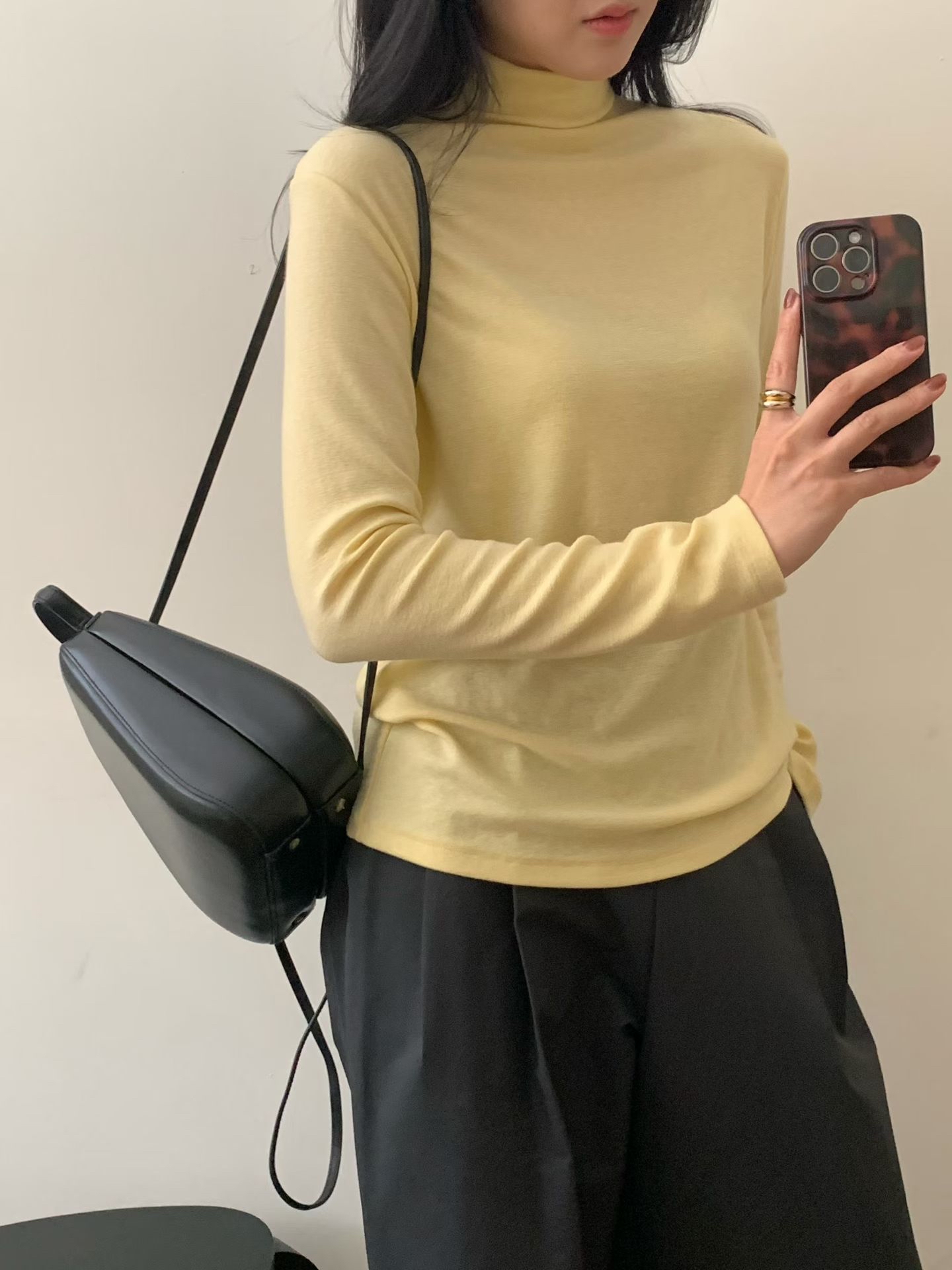 MidNeck wool basic tee