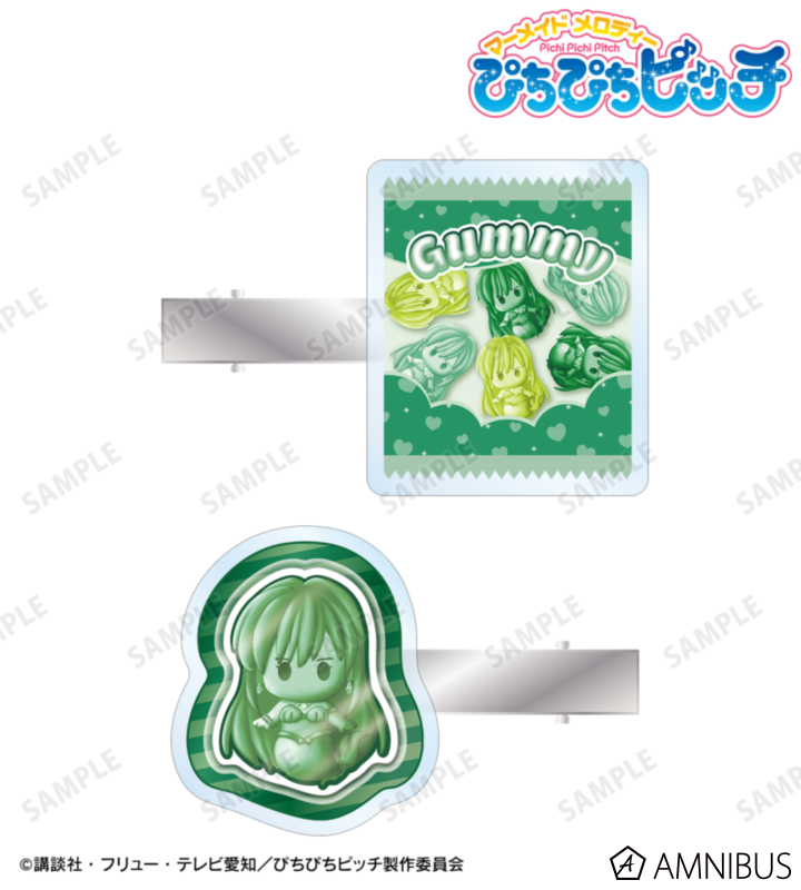 《Pre-Order》軟糖 petit-sserie Hair Clip Set｜唱K小魚仙 Pichi Pichi Pitch AMNIBUS 商品 (26PP33-P)