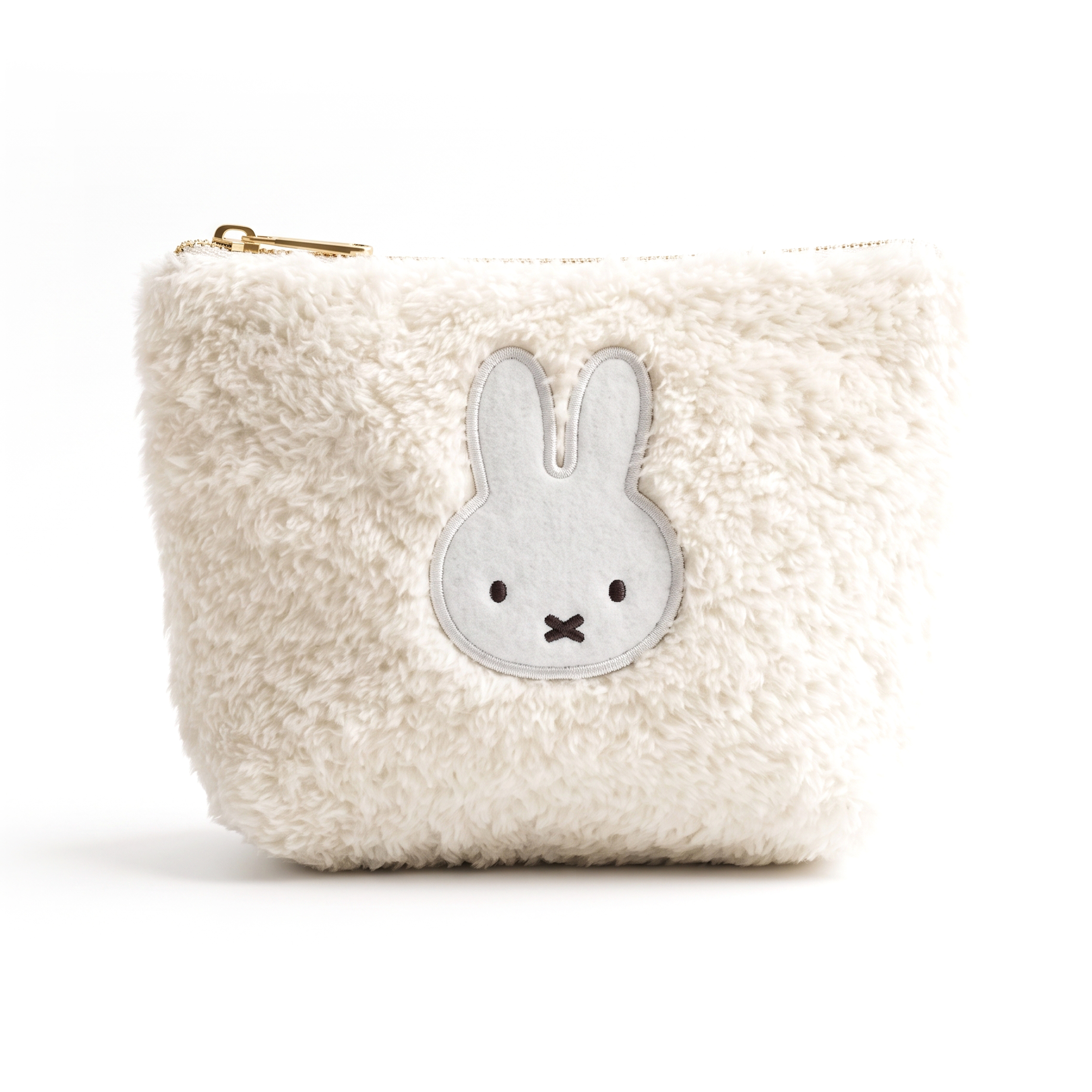 Miffy - 毛絨小物包 (米白色大頭款)
