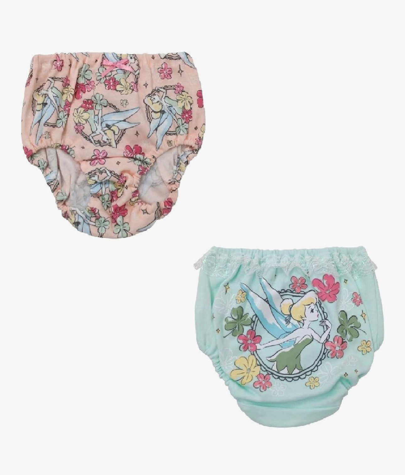 🇯🇵預訂 日本直送🇯🇵Tinkerbell 人物滿印絲帶蕾絲女童內褲兩件套裝