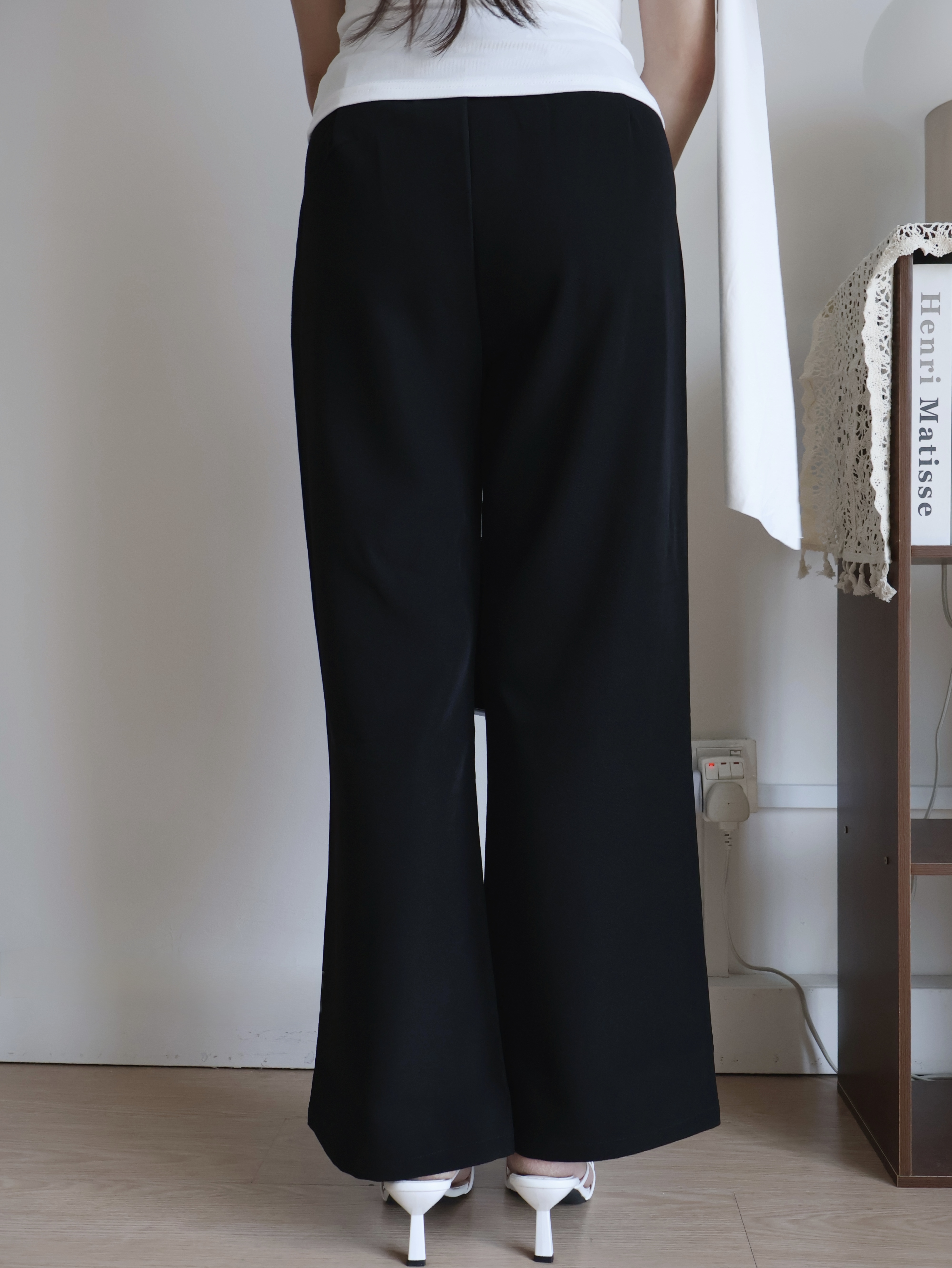 Joice Suit Pants | Black