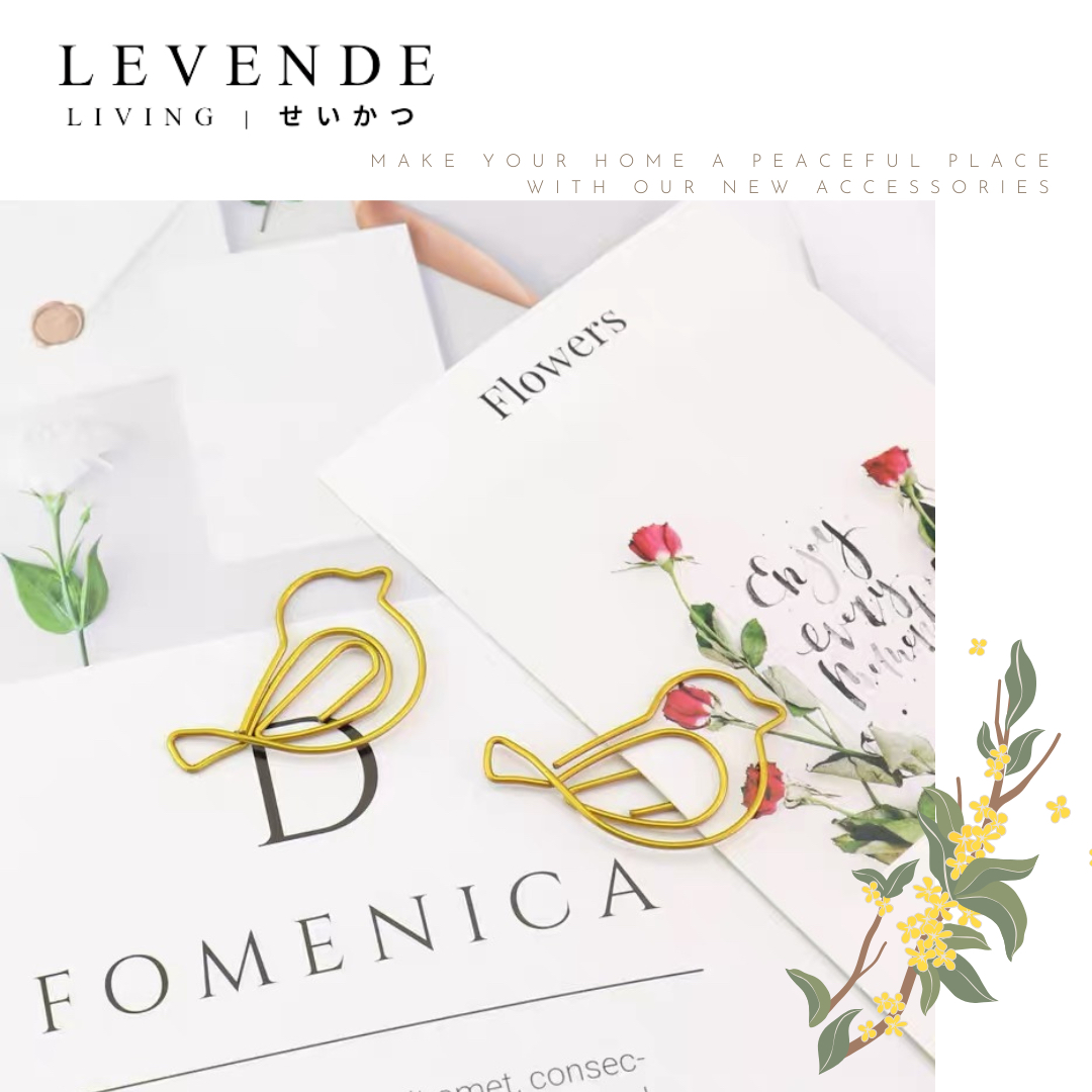 Levende 森林小鳥造型萬字夾