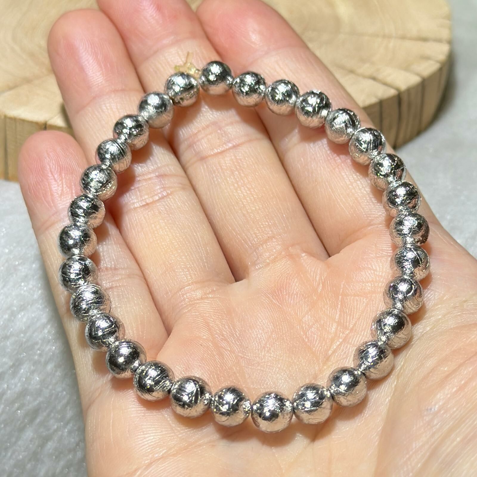 瑞典天鐵手串 (銀) 6 mm +/-