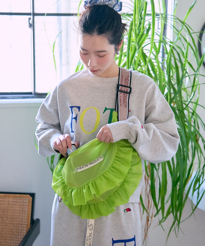 （予約產品)日本TP Ruffle網網斜孭袋