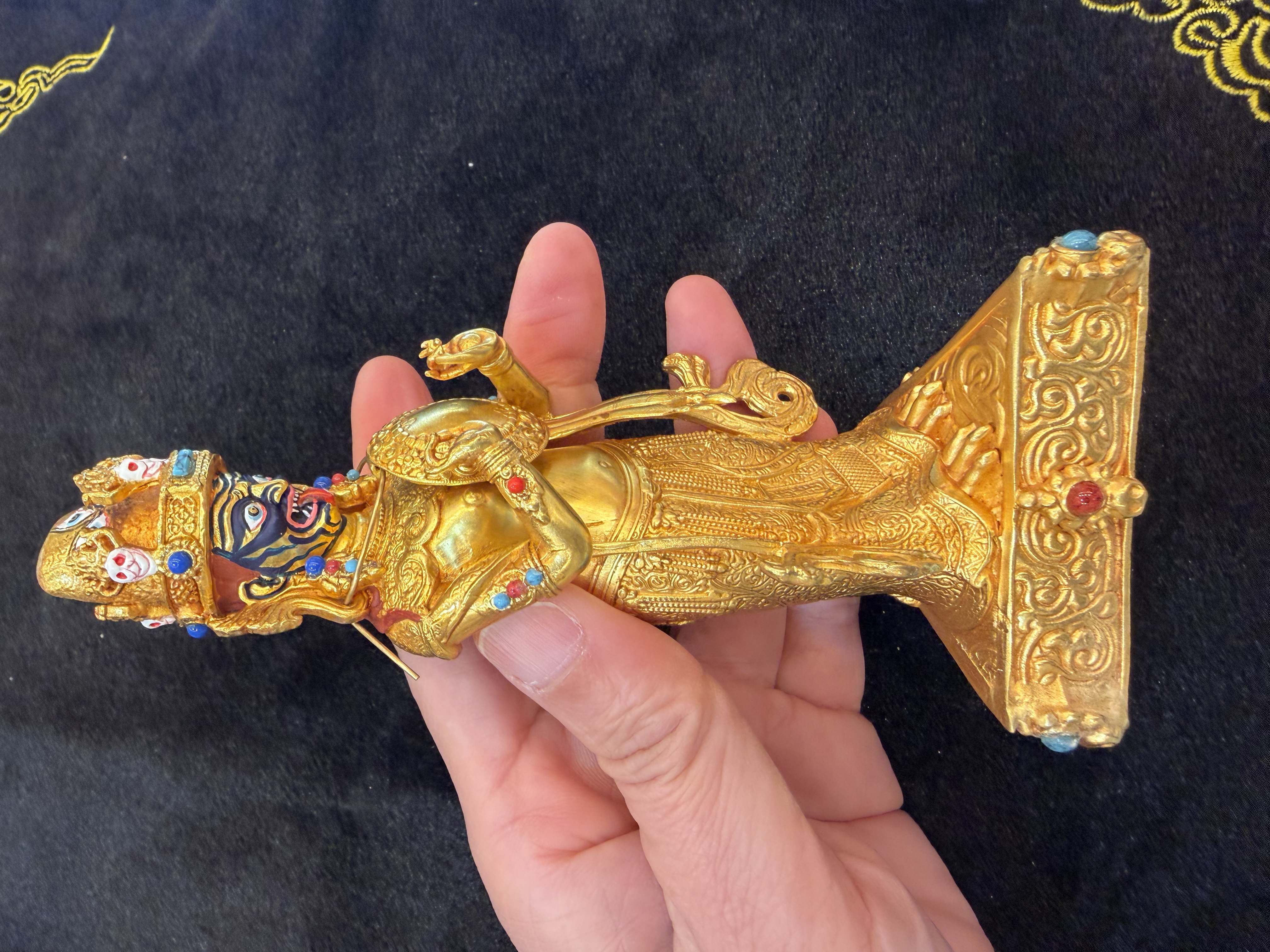 農曆年前巨獻-#141 扎基拉母（金）15cm 高，安排入藏