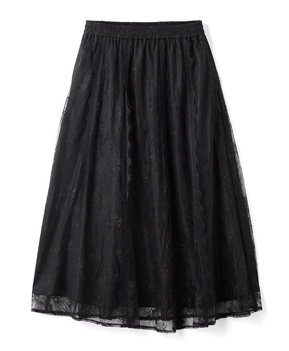 華麗蕾絲裙 - 2026 流行穿搭  蕾絲裙 春夏時尚穿搭 優雅日常 柔軟舒適 易於配搭 日本直送   #JP-I-260029