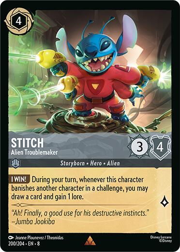 200/204 Stitch - Alien Troublemaker [Foil]
