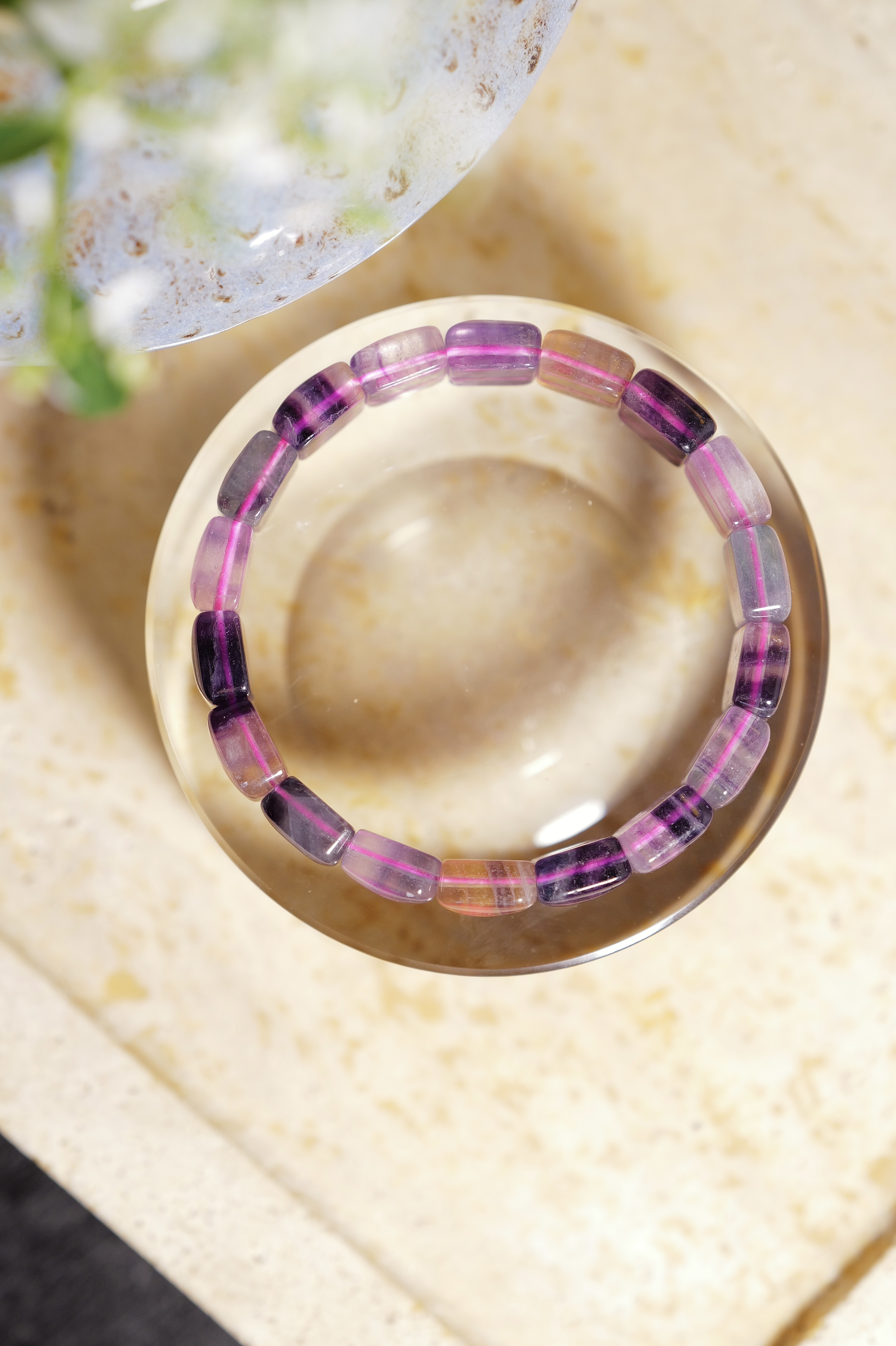 ༒11mm+彩螢石手排༒ LA.2029H28GM6-RA9*19F