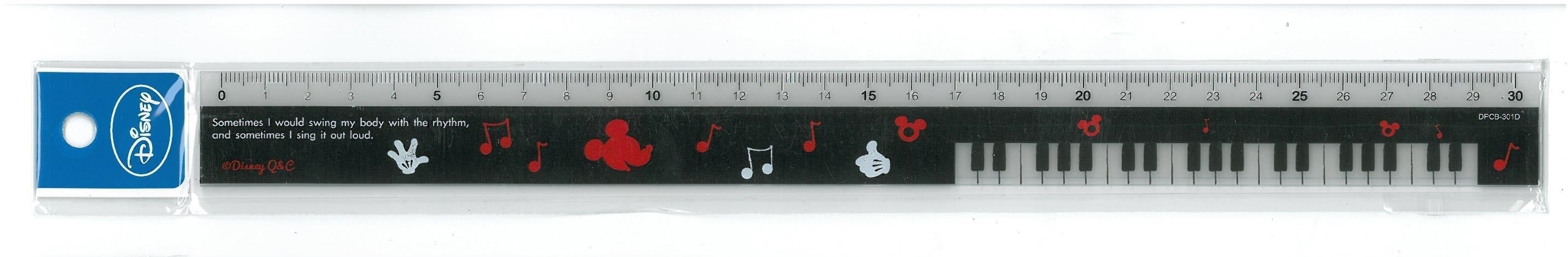 30CM 尺子 Mickey Mouse  DPCB-301D