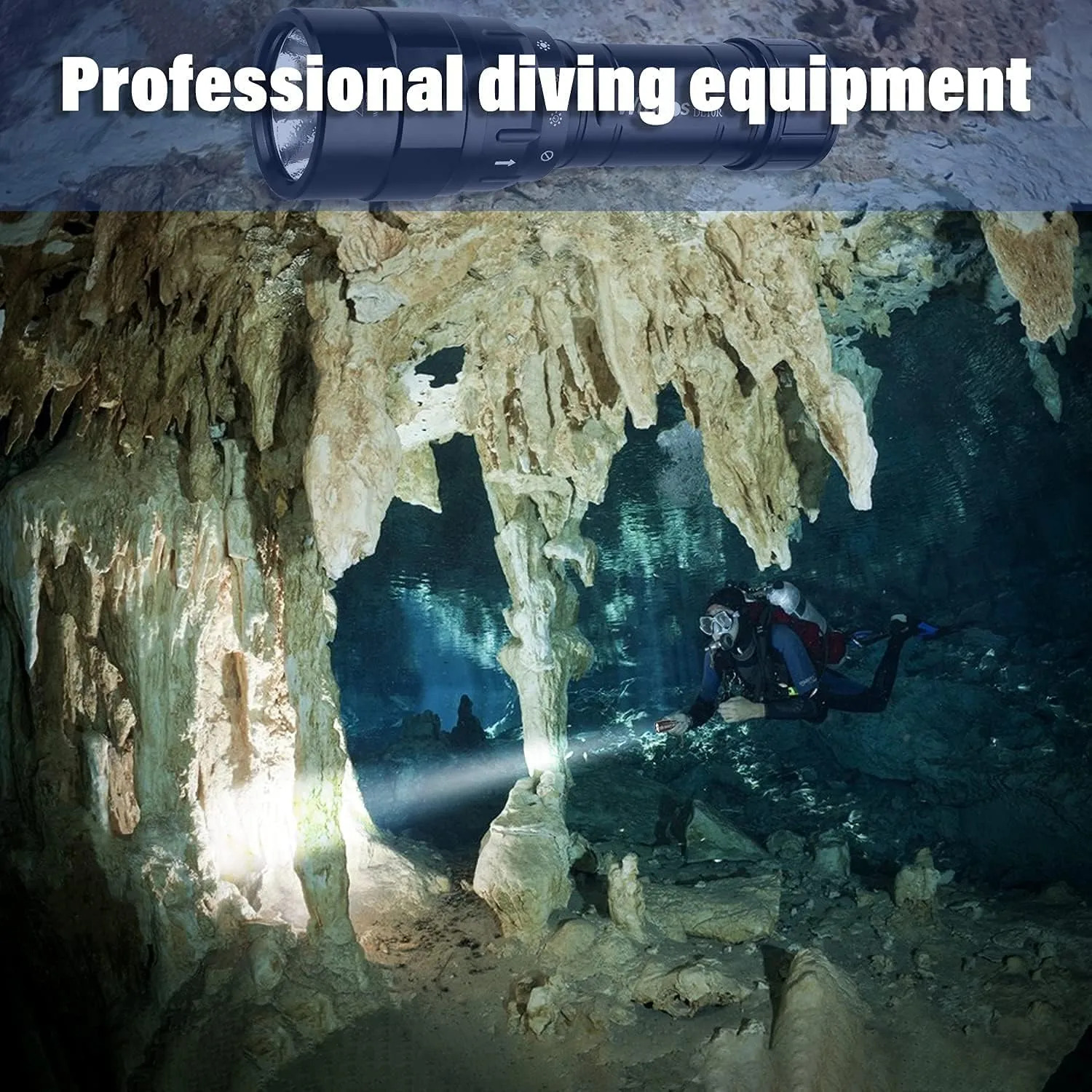 Wurkkos DL10R USB C 可充電強光 4500lm XHP70.2 21700 手電筒潛水燈帶磁控開關水下手電筒