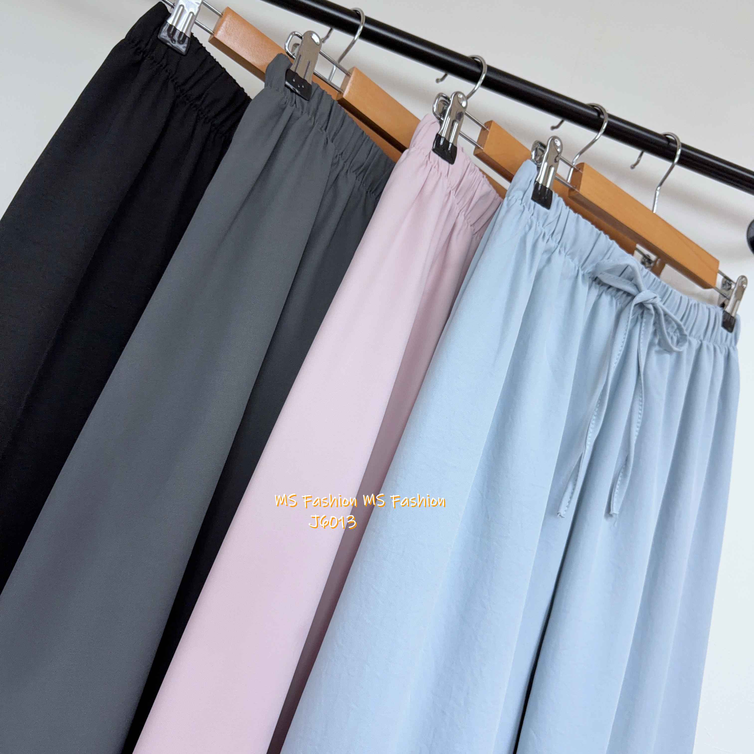 J6013 韓國🇰🇷靚色闊筒褲