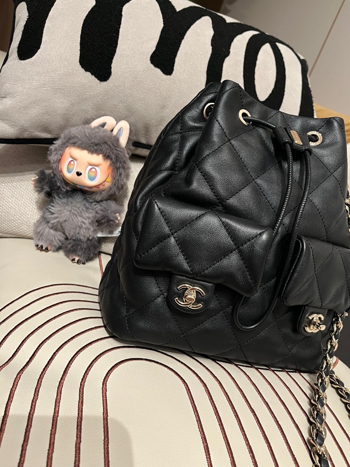 全新未使用品 Chanel backpack calfskin AS4342 黑色牛皮100%Authentic 全新未使用品UNUSED✅晶片✅塵袋✅盒