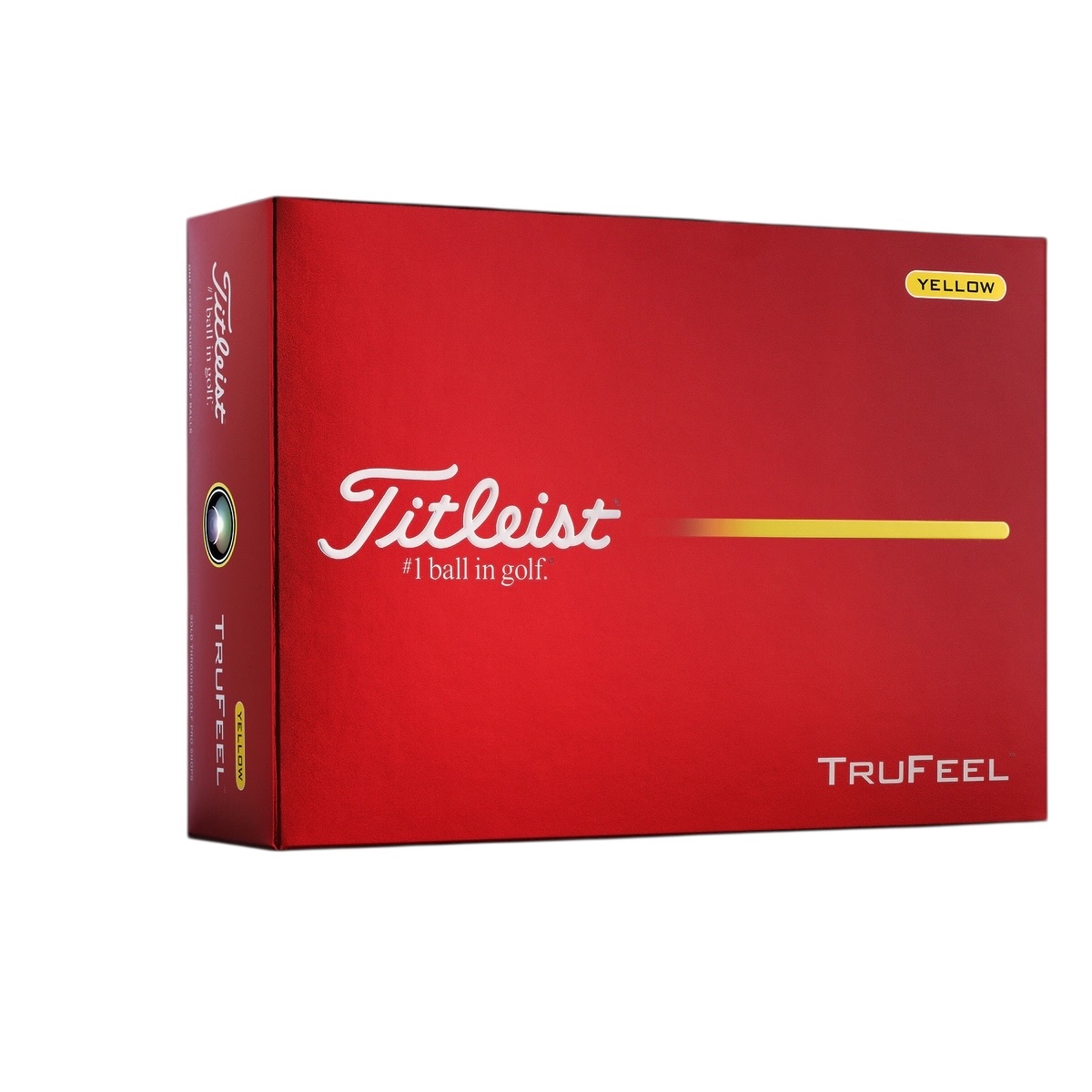 TITLEIST TRU FEEL 二層球 - 黃