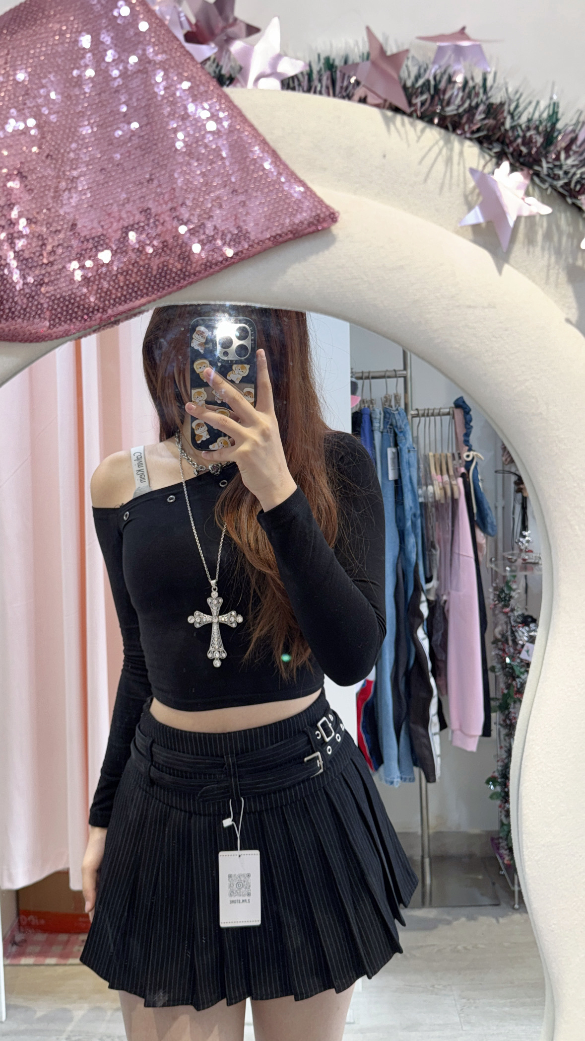 韓國貼身窩釘打底衫