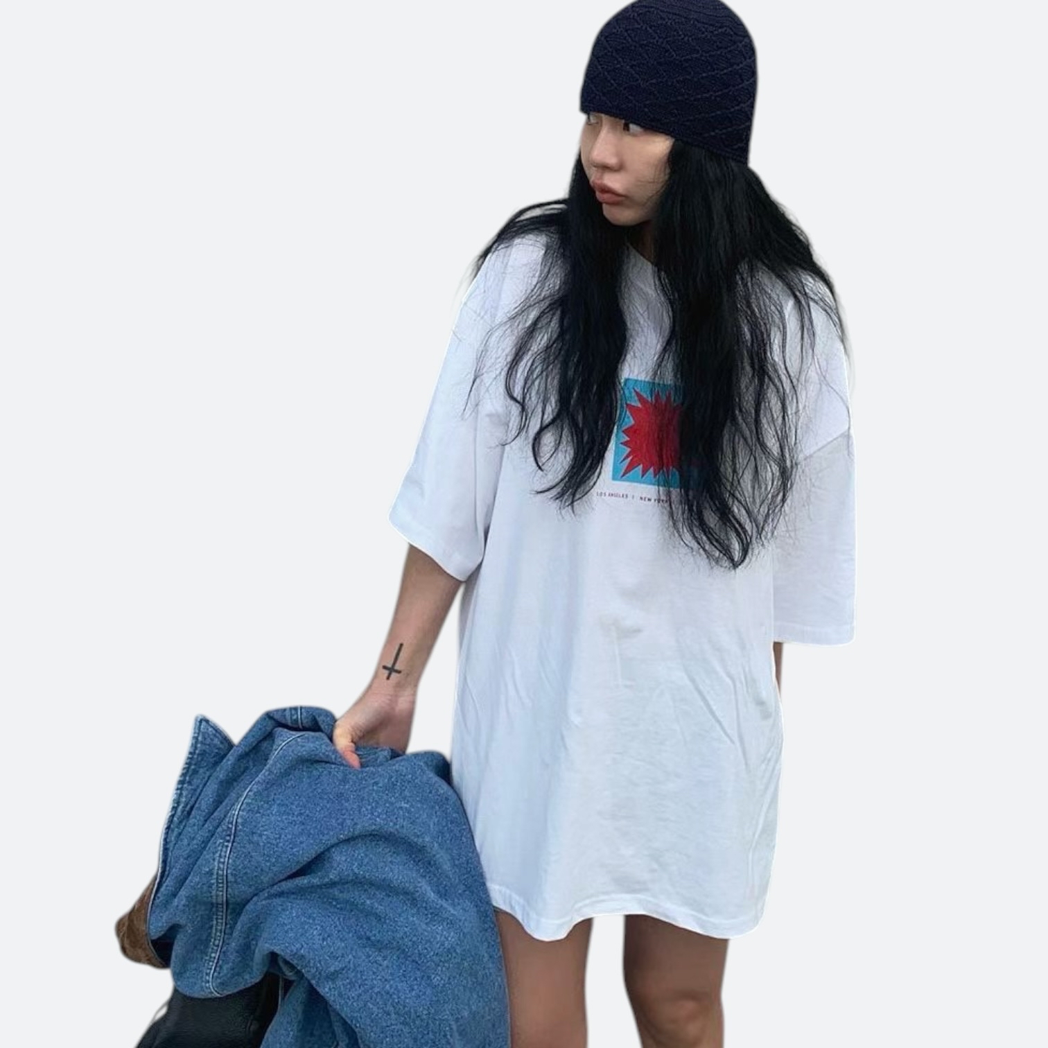 221035 sun短袖長Tee