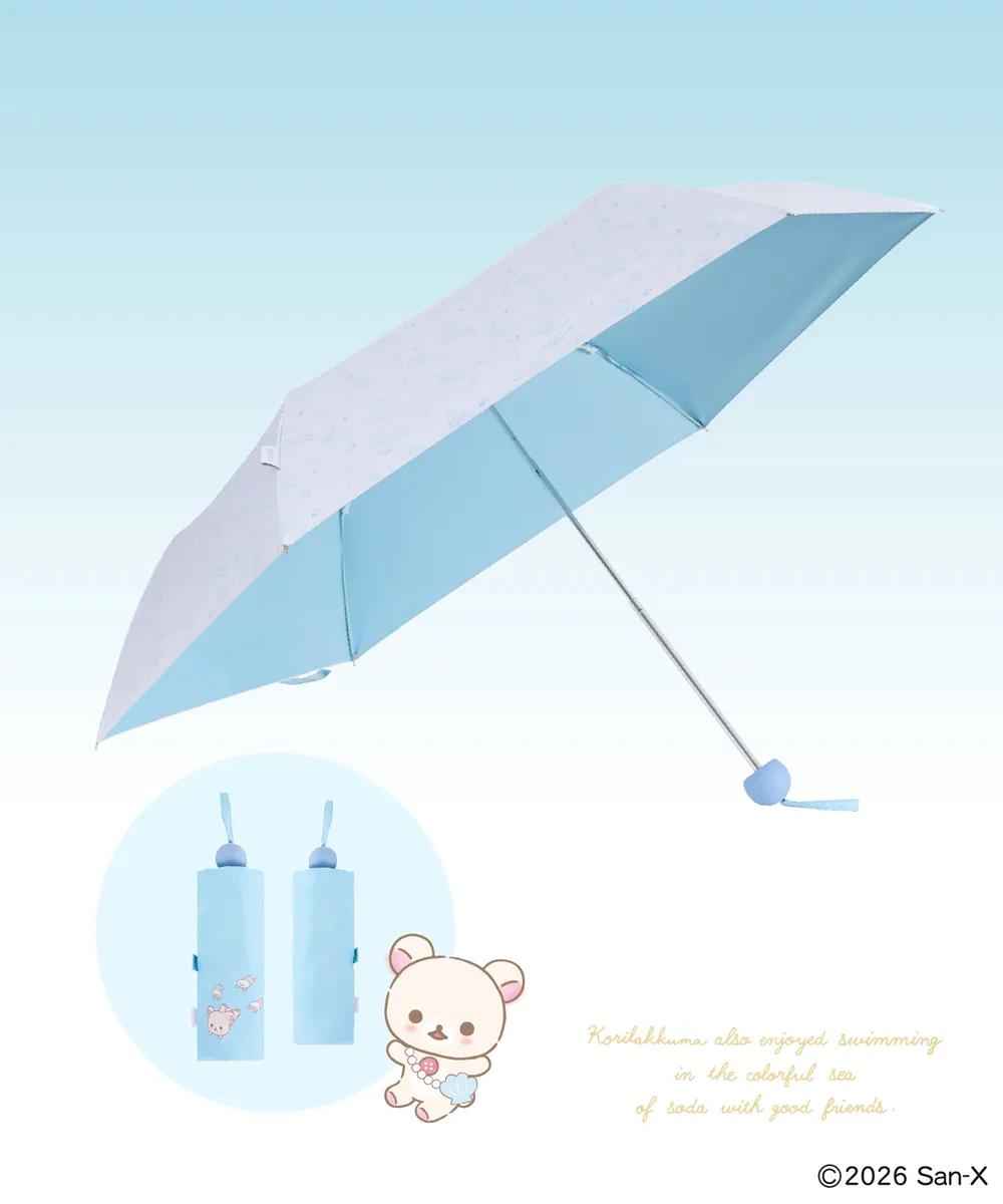 《預訂貨品》全新韓國pop up限定小白熊 縮骨雨傘連布袋套裝