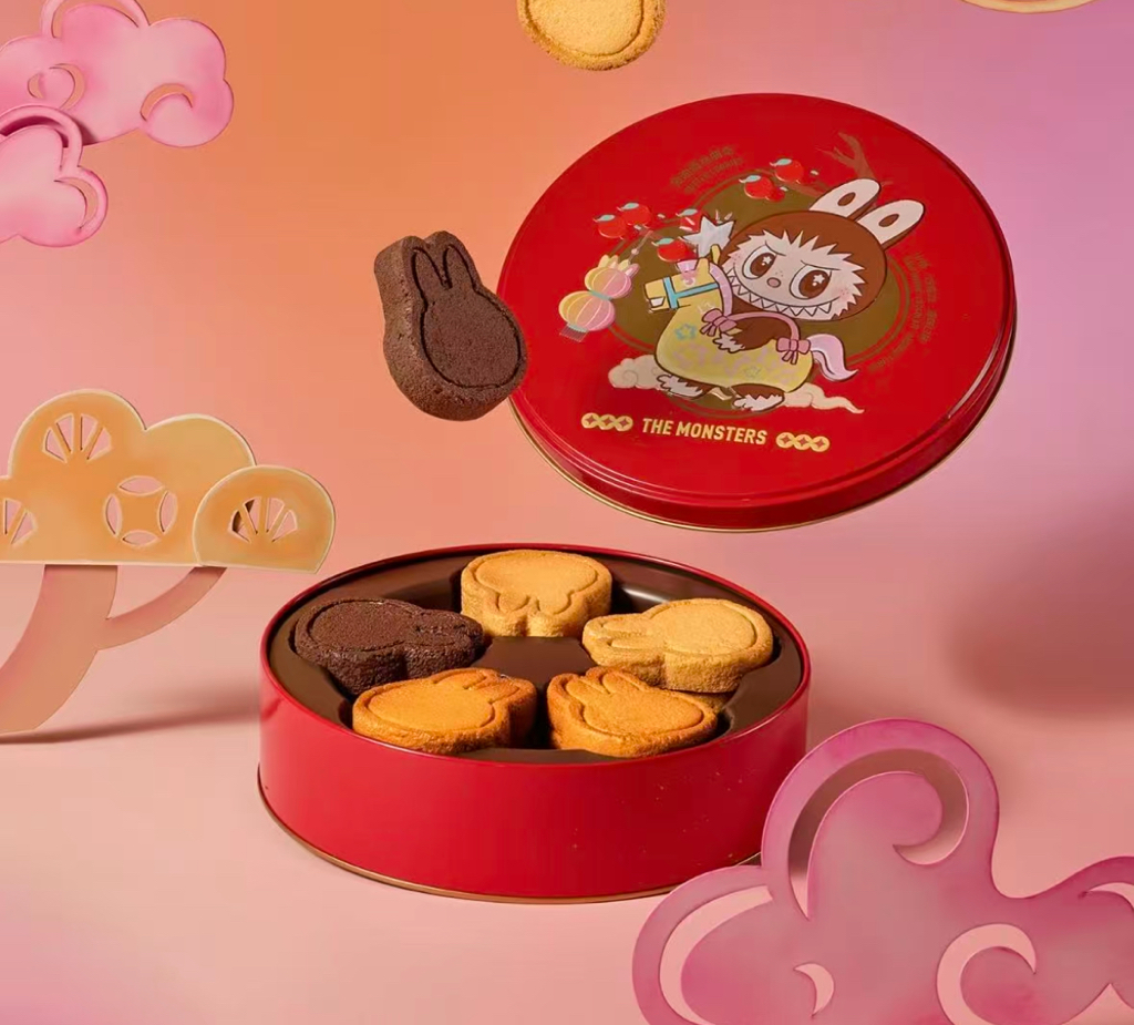 【LABUBU-好事楂堆-黃油蕾絲餅乾】