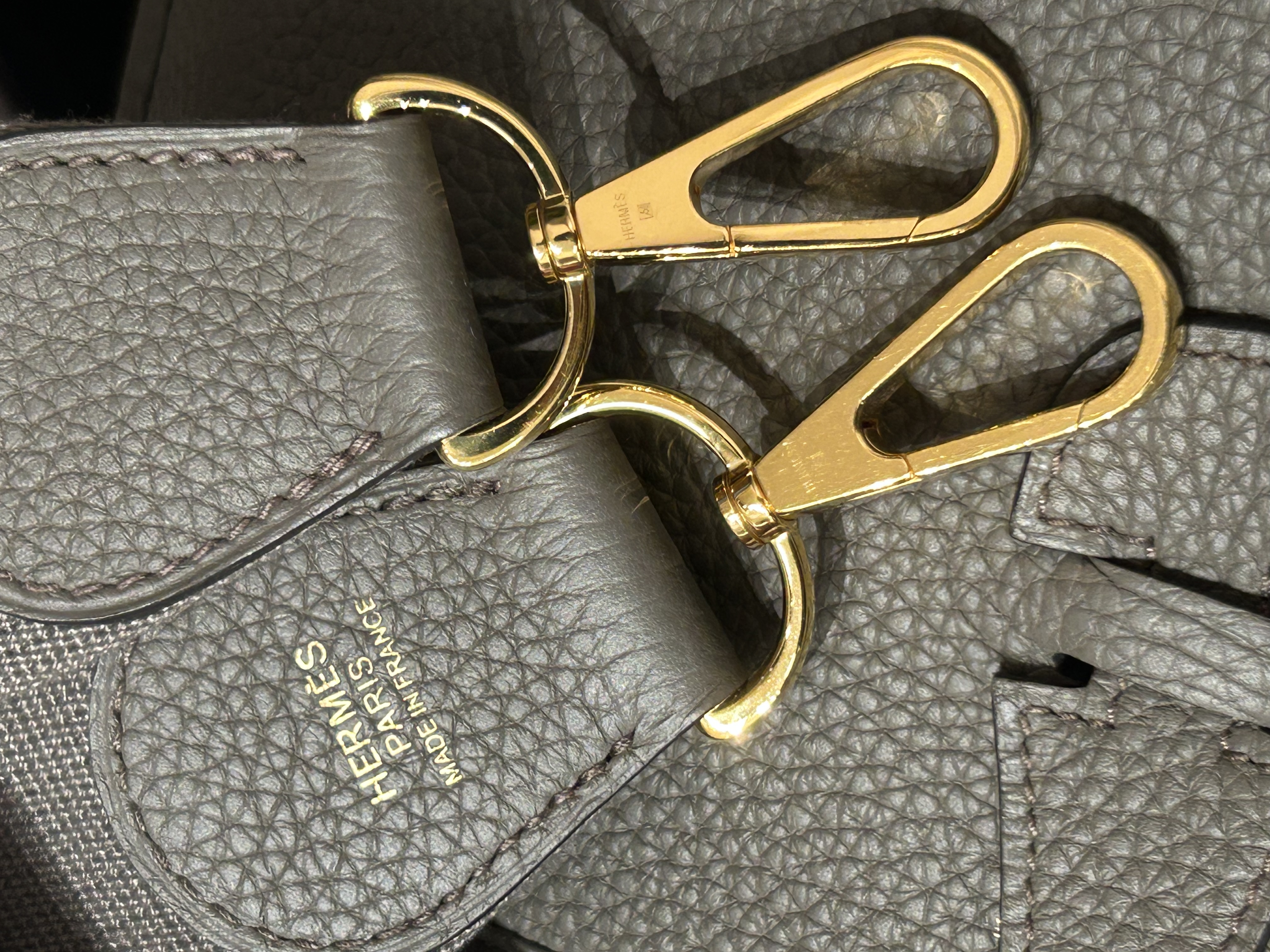 Hermes Evelyne 29 Stamp C 錫器灰 100%Authentic, 98%New ✅Dust bag