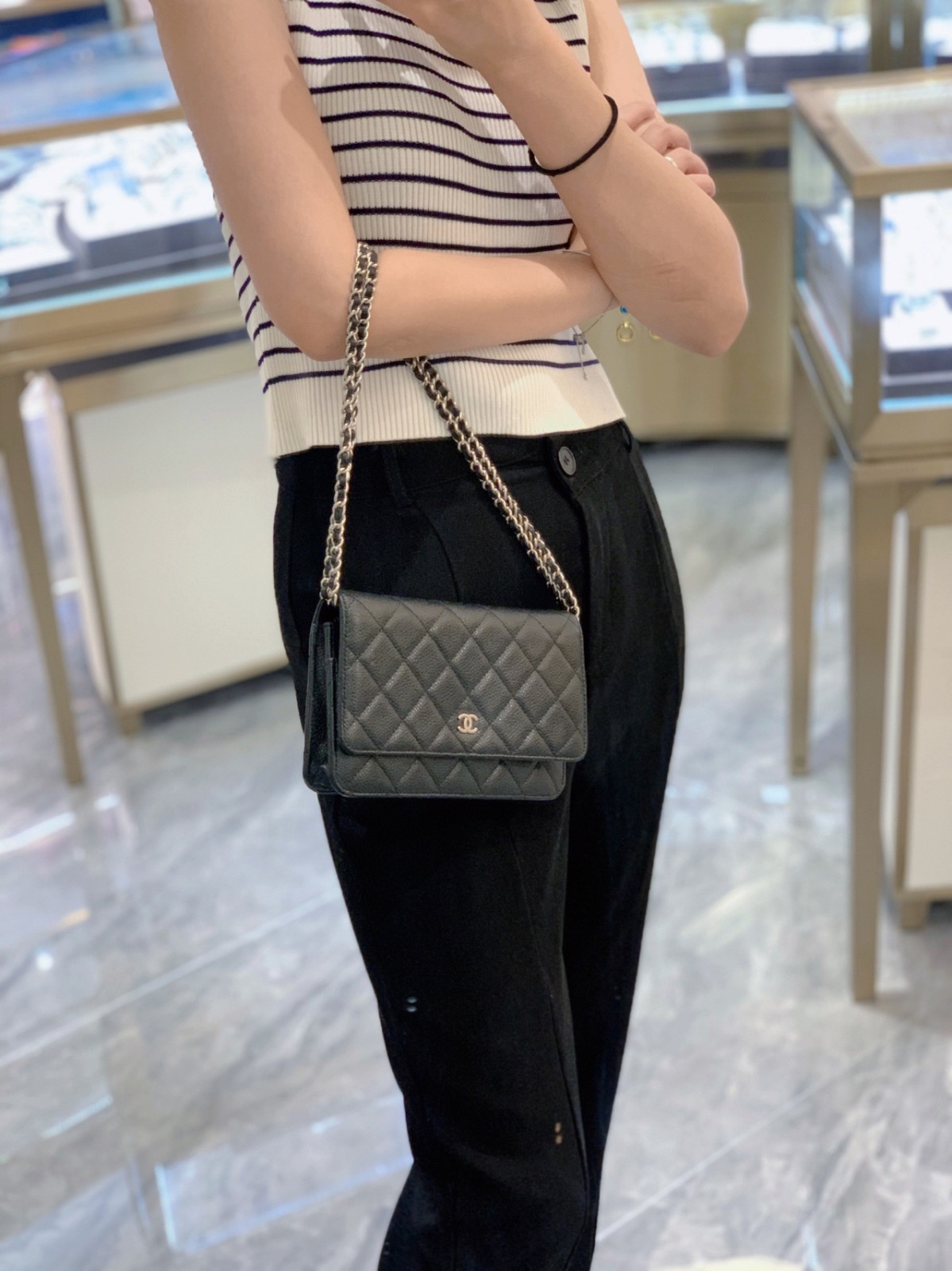 0318 CHA**NEL 經典WOC鏈條包⭕原單⭕4月底