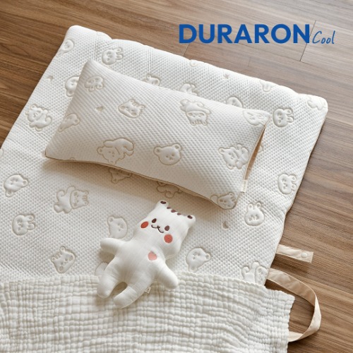 26S/S🌙Duraron超冷感睡夢星月系列-便携式午睡墊&午睡枕套