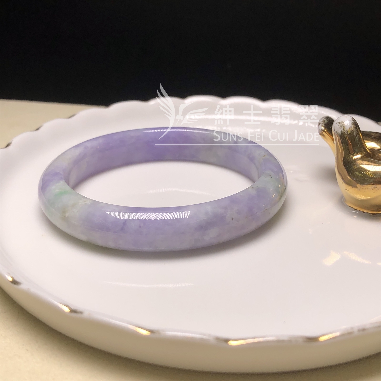 C05937 正紫貴妃鐲52.4mm