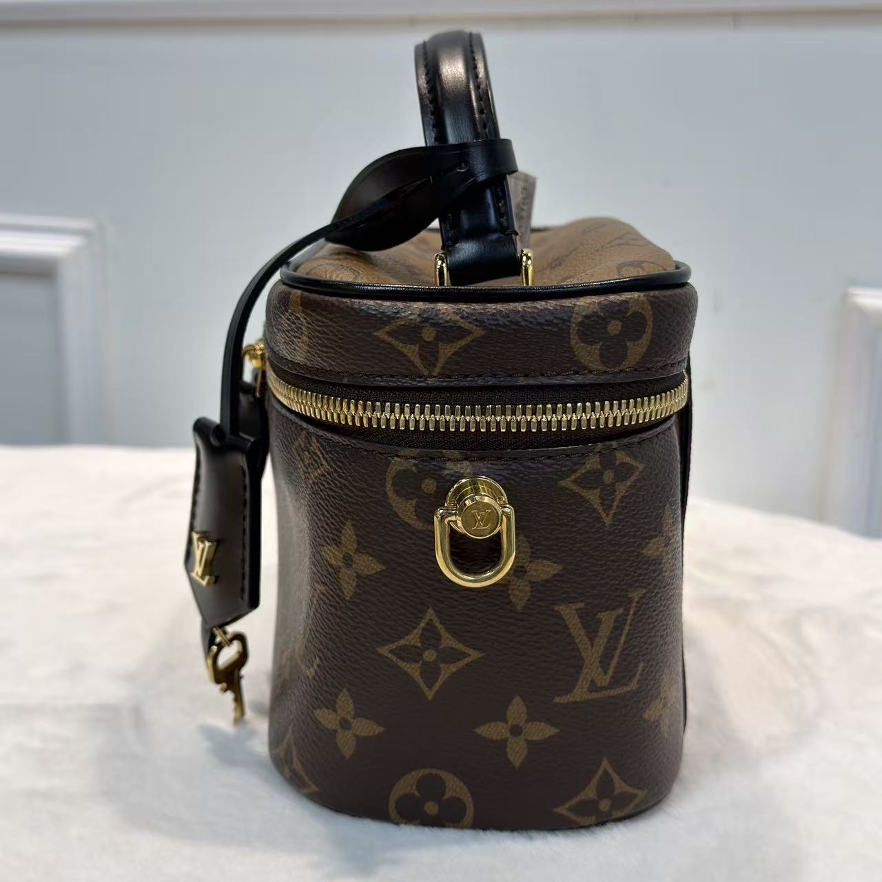 經典老花棕色LV Vanity化妝盒 小號