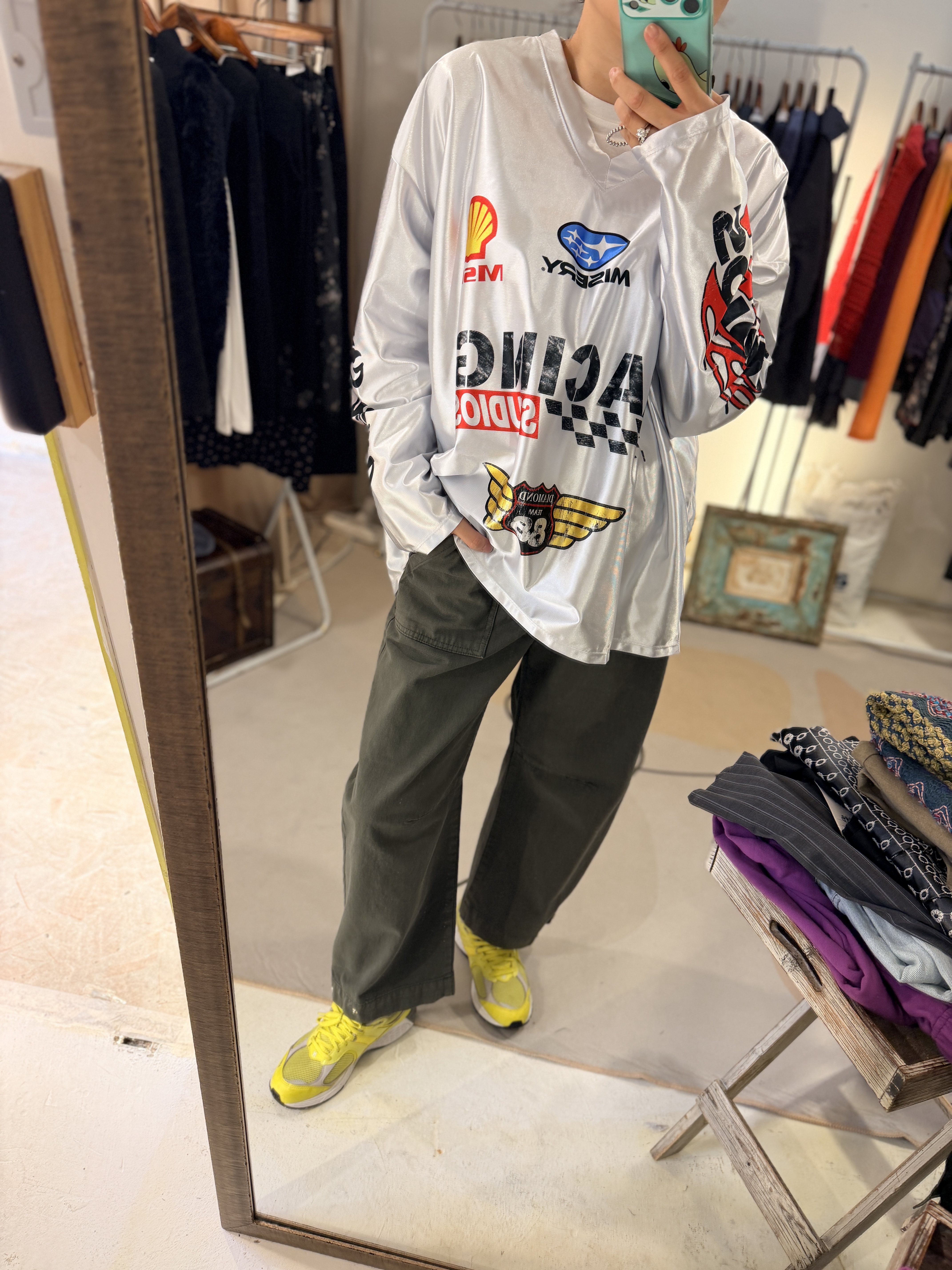 Racing car printed top