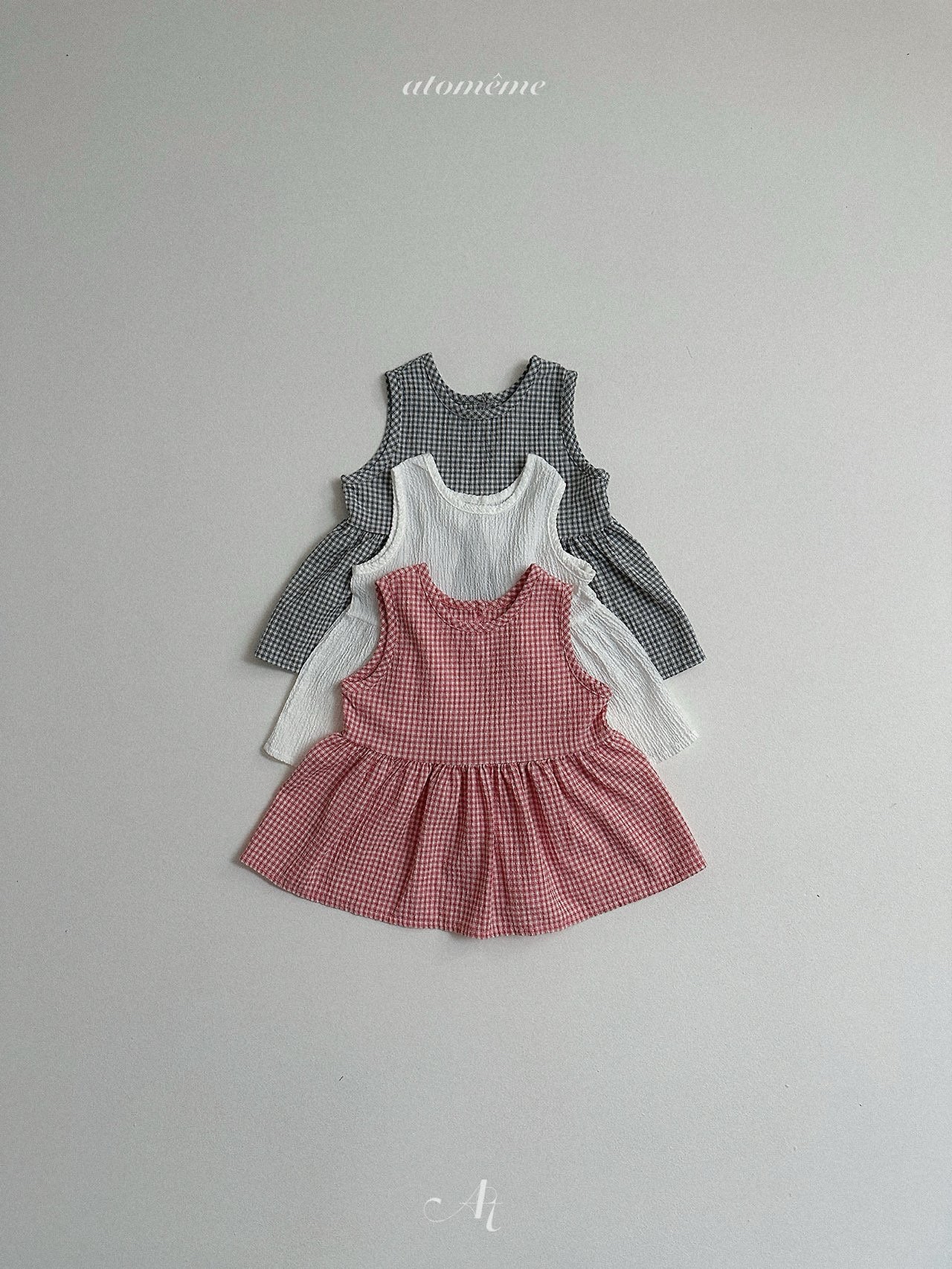 Atomeme | Blouse (Red/White XL100-110)