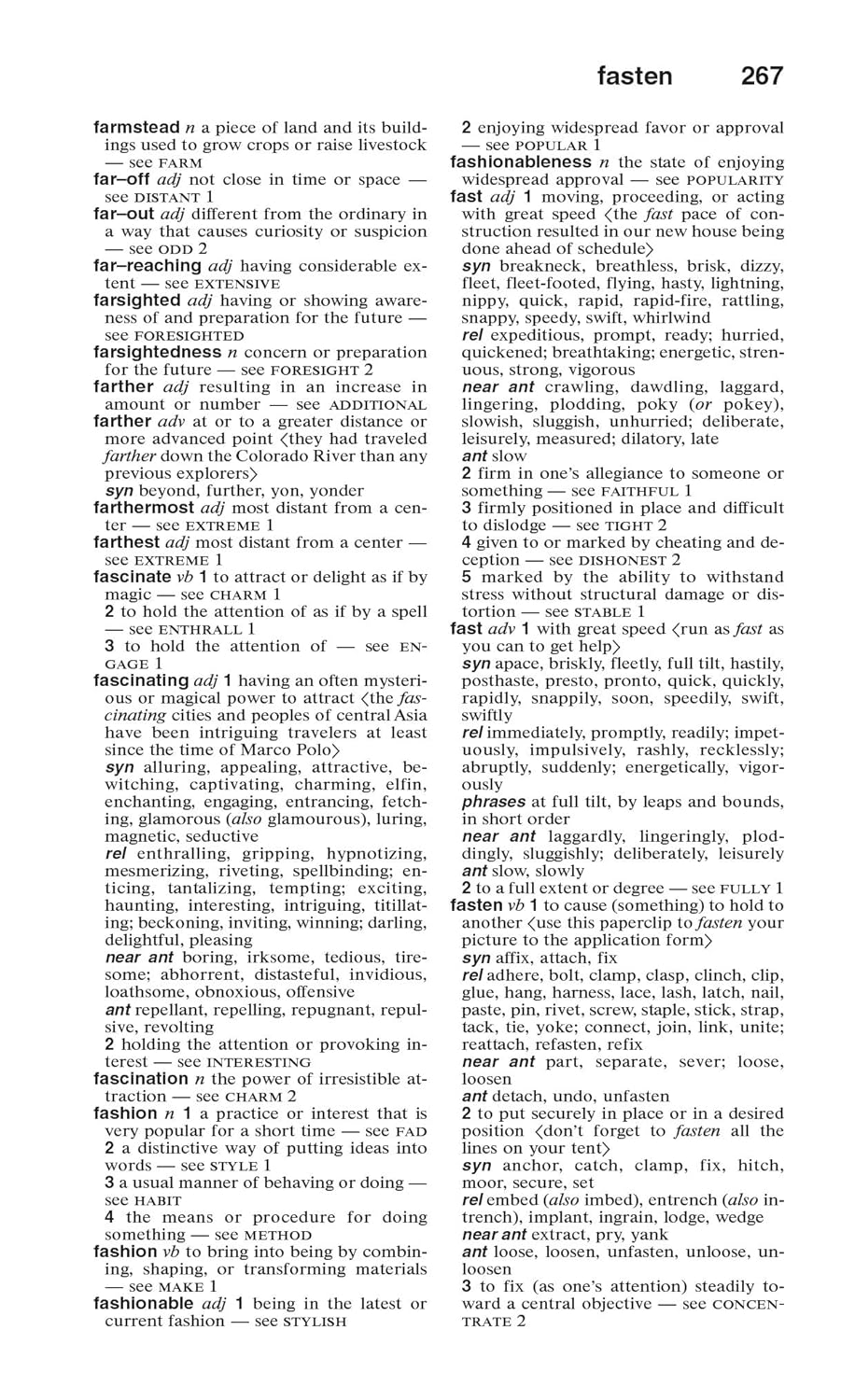 The Merriam-Webster Thesaurus | A94