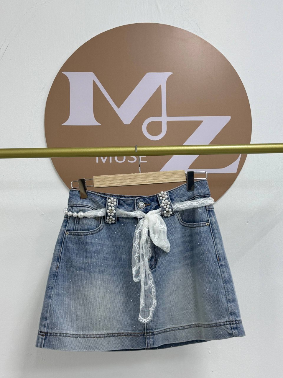 牛仔短裙