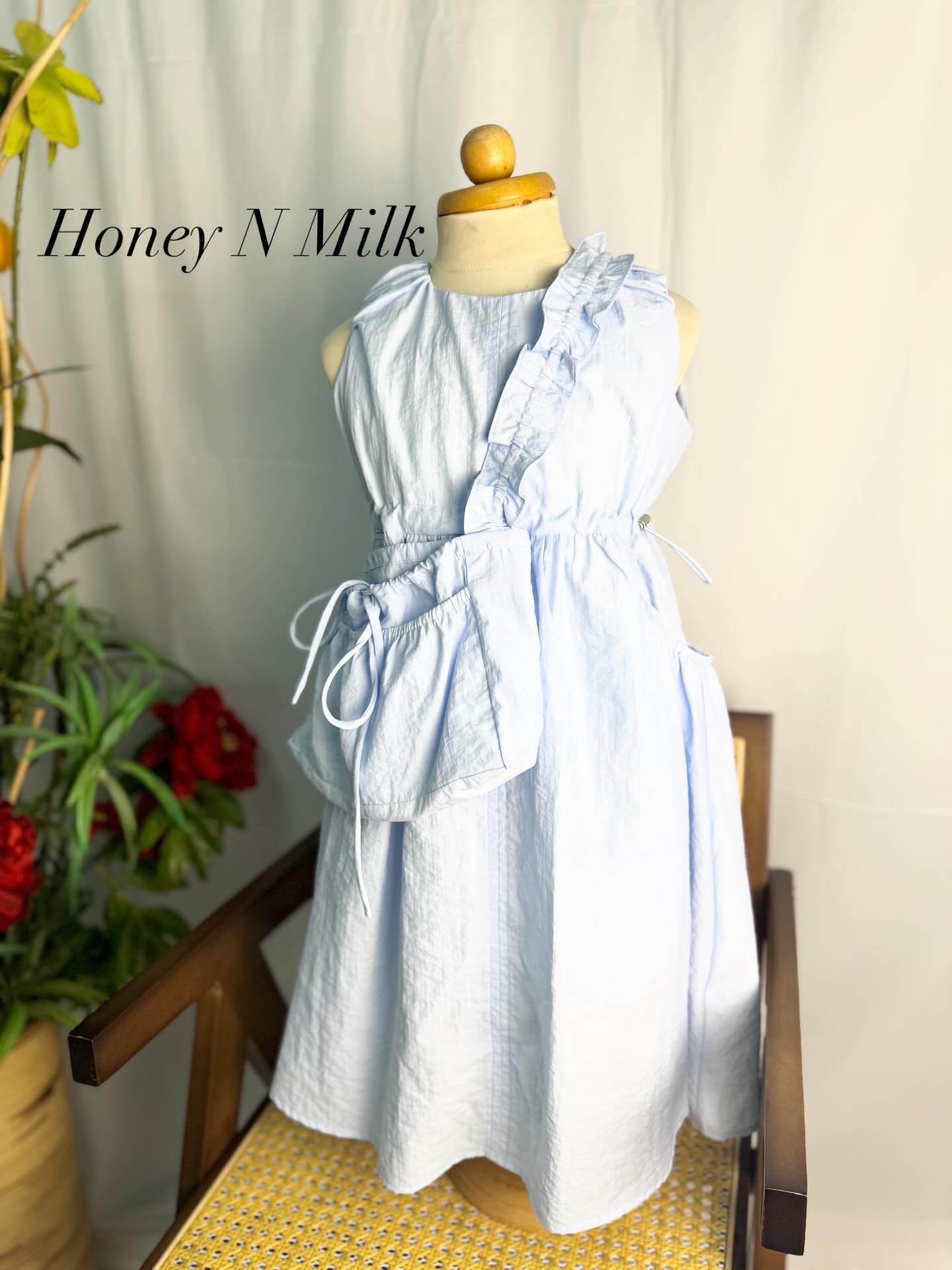 Cos BabyBlue Dress w/Bag