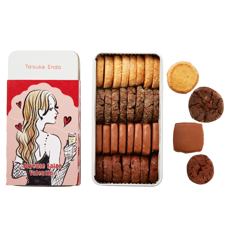 TAISUKE ENDO AMOUR DU CHOCOLAT 限定餅乾罐 (300G)