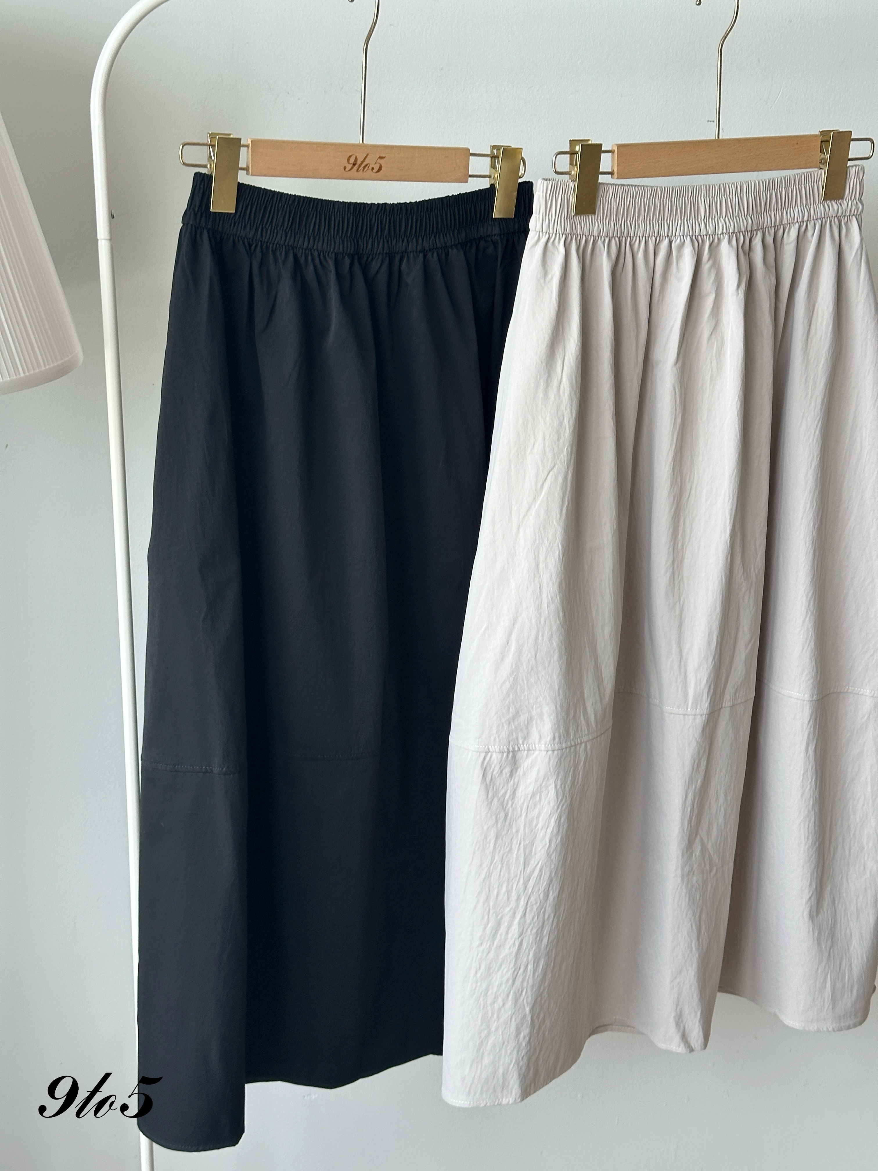 S1909 A Line Plain Skirt - 4 Colors 
