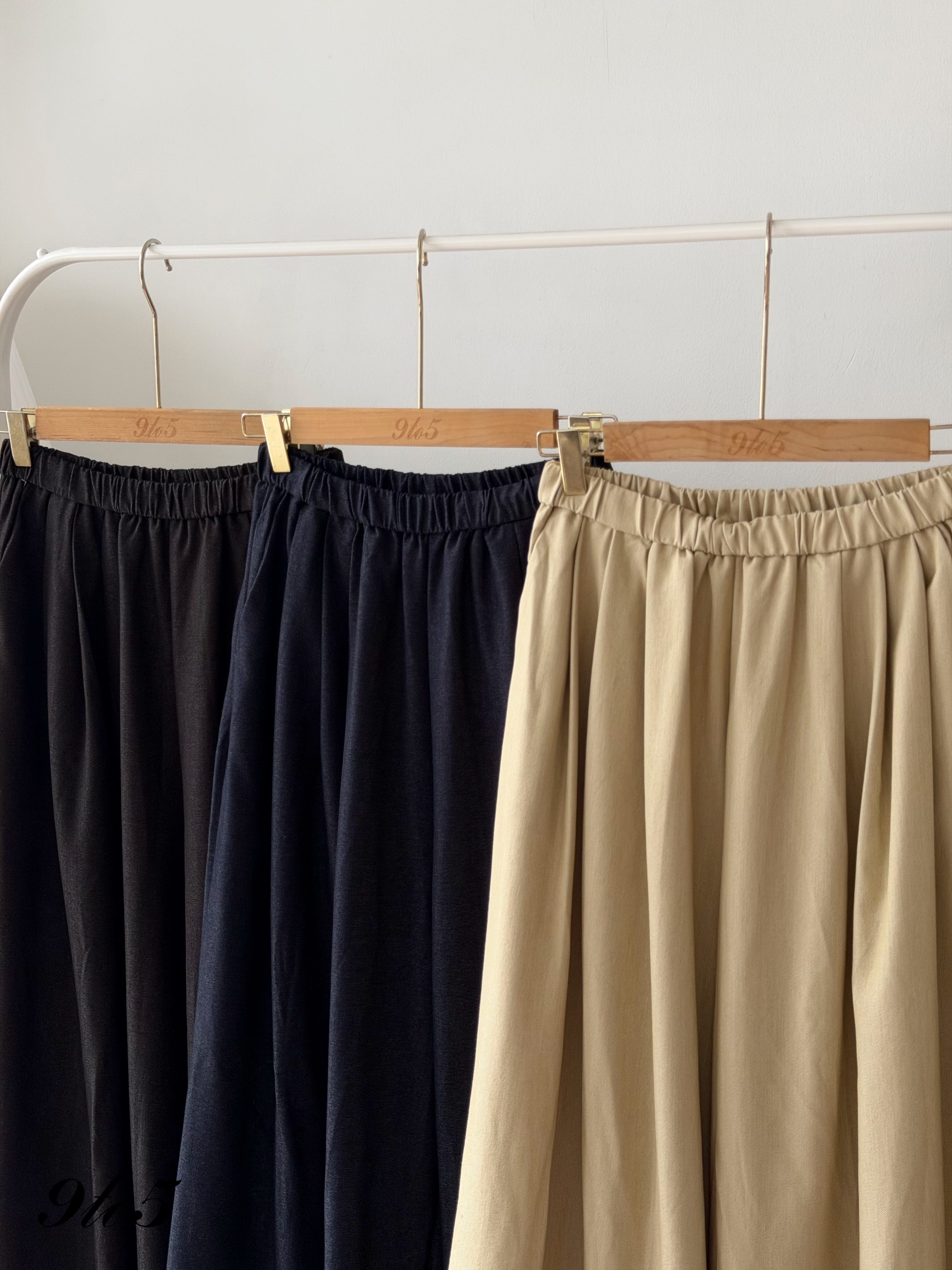 S2020 Wide Leg Long Pants - 3 Colors 