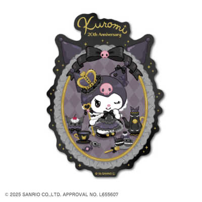 Kuromi Sanrio 角色 20 週年貼紙