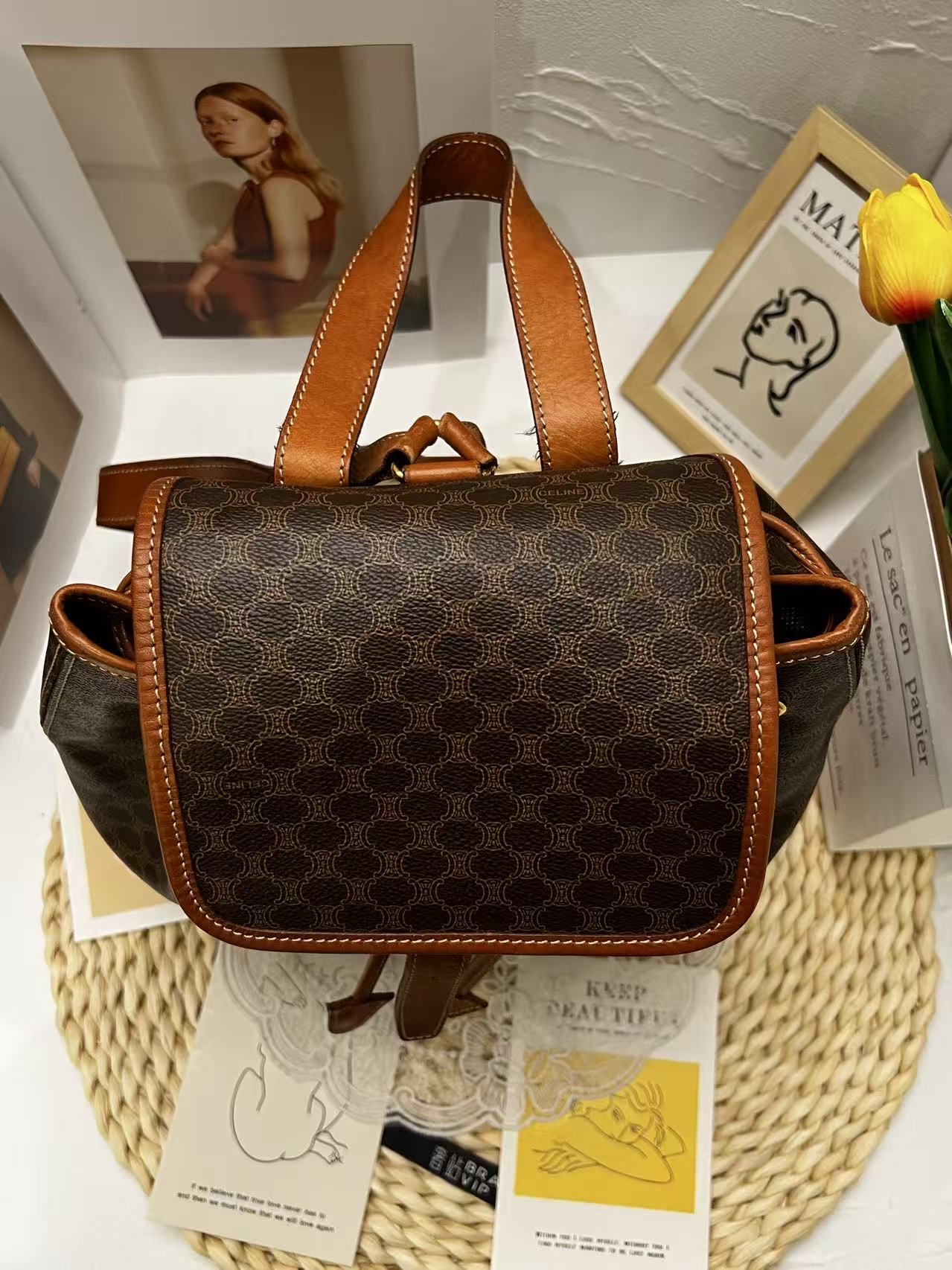 Celine Vintage Macadam Backpack